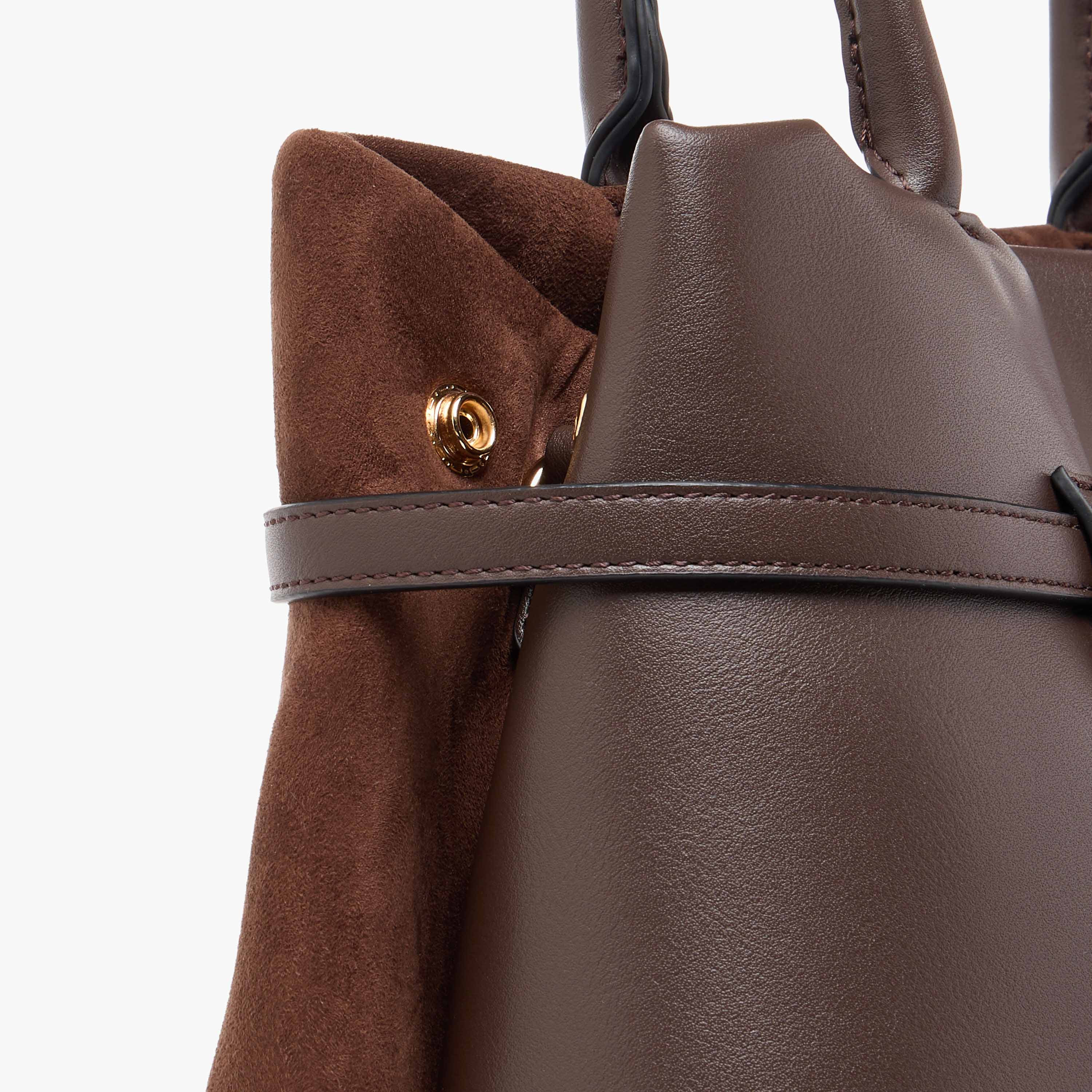 شنطة توتي سادة بحزام قابل للفصل وزر إغلاق من سيليست-women-bagsandwallets-handbags-image-8