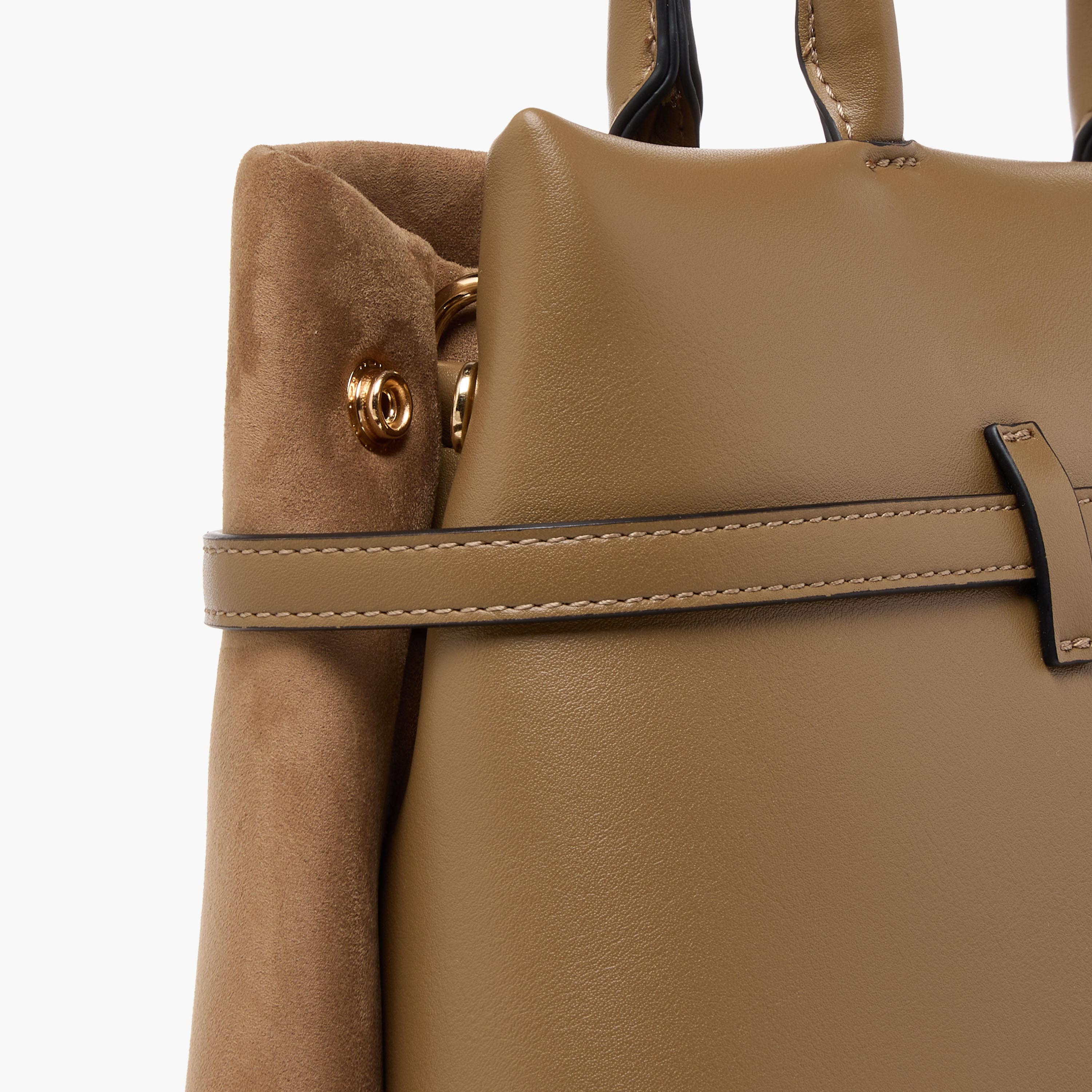 Celeste Solid Tote Bag with Detachable Strap and Button Closure-women-bagsandwallets-handbags-image-6