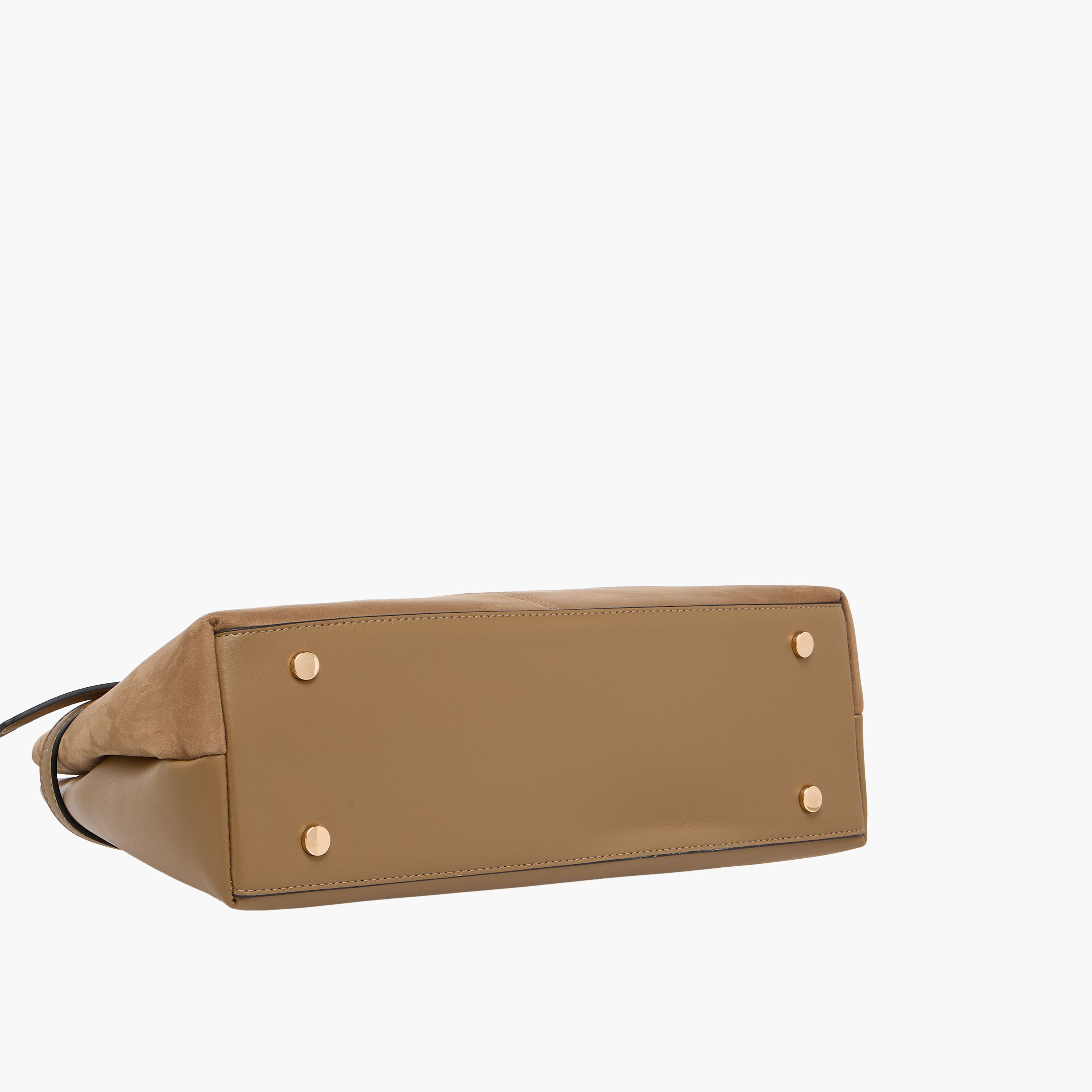 Celeste Solid Tote Bag with Detachable Strap and Button Closure-women-bagsandwallets-handbags-image-8