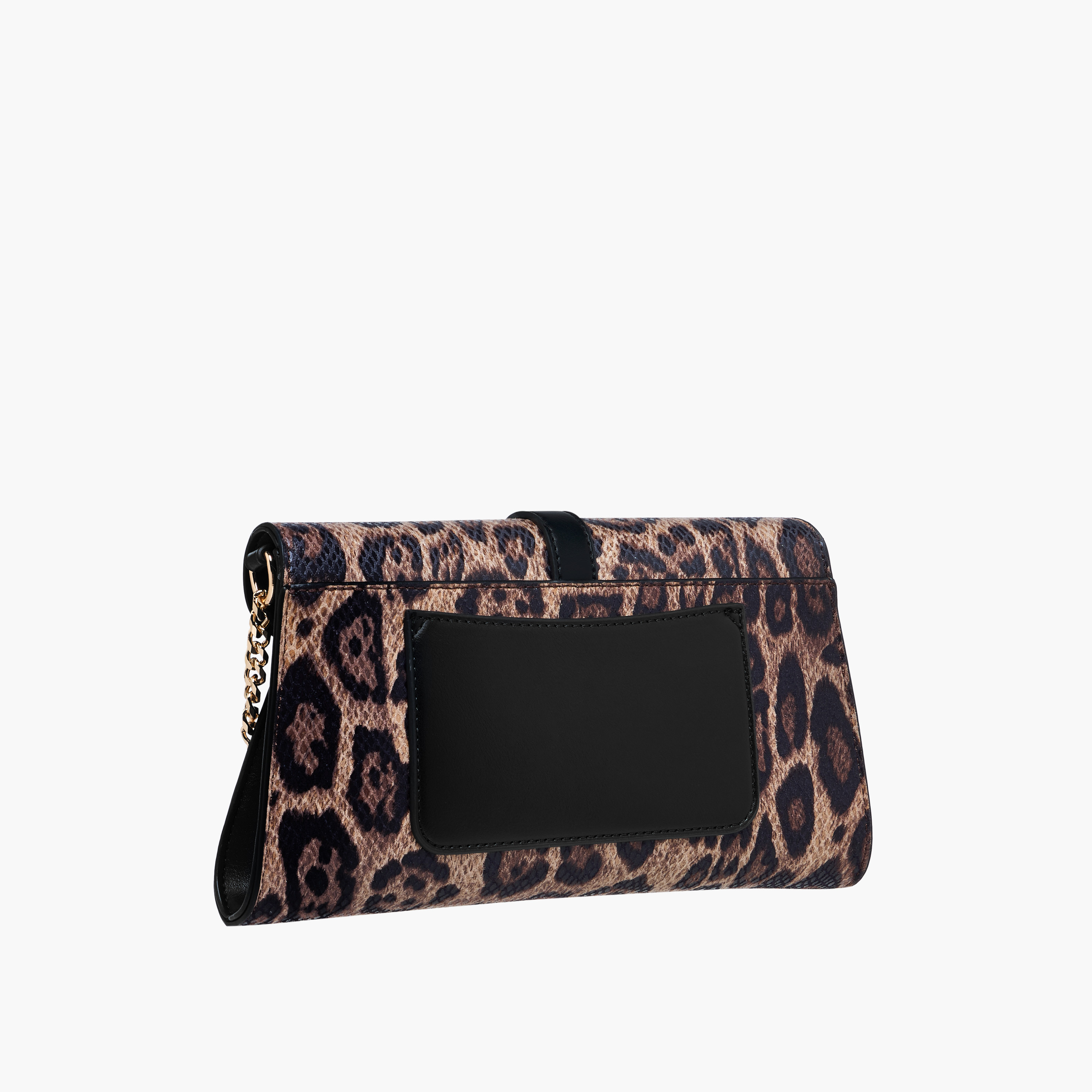 Celeste Animal Print Crossbody Bag with Chain Strap and Flap Closure-women-bagsandwallets-handbags-image-4