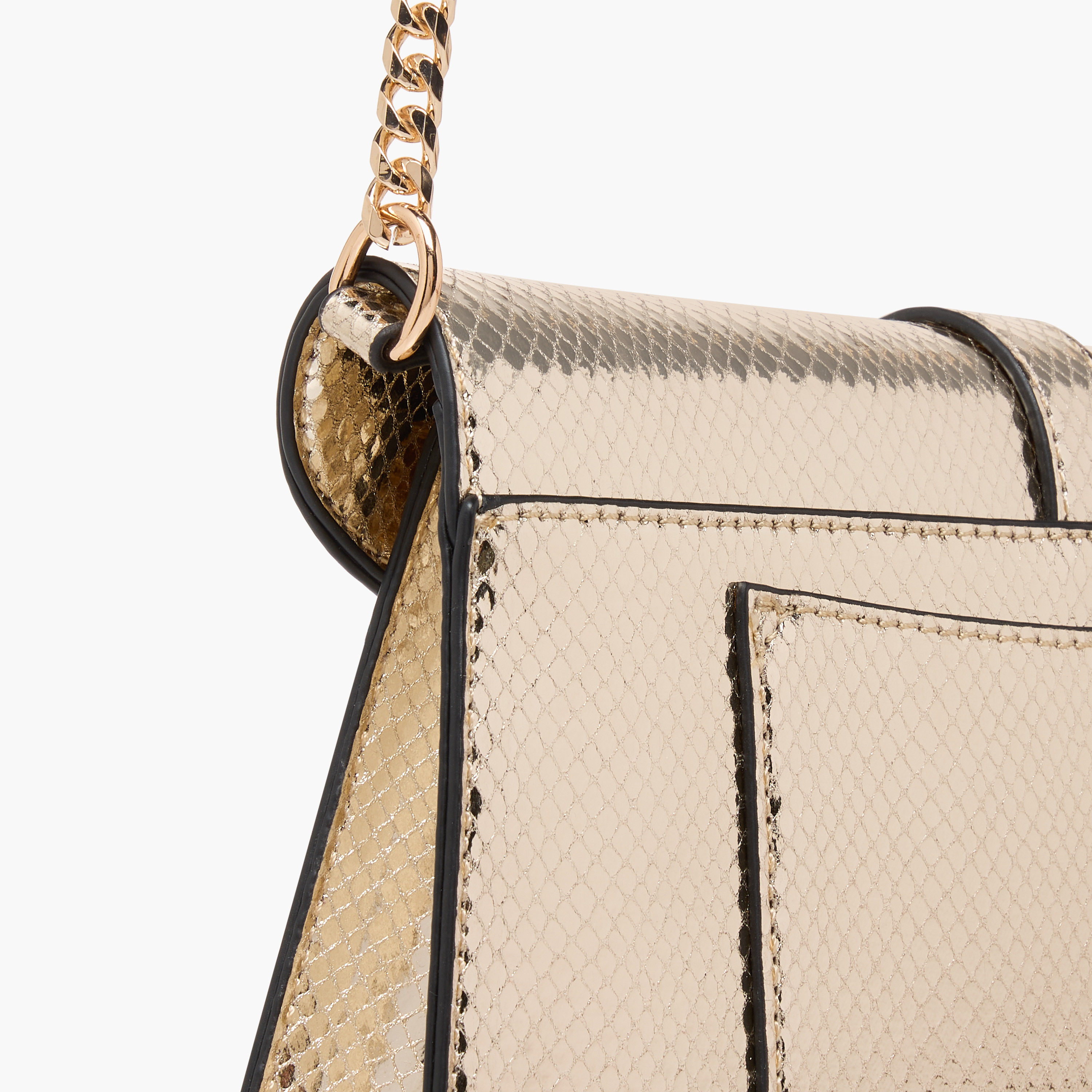 Celeste Textured Crossbody Bag with Chain Strap and Flap Closure-women-bagsandwallets-handbags-image-6