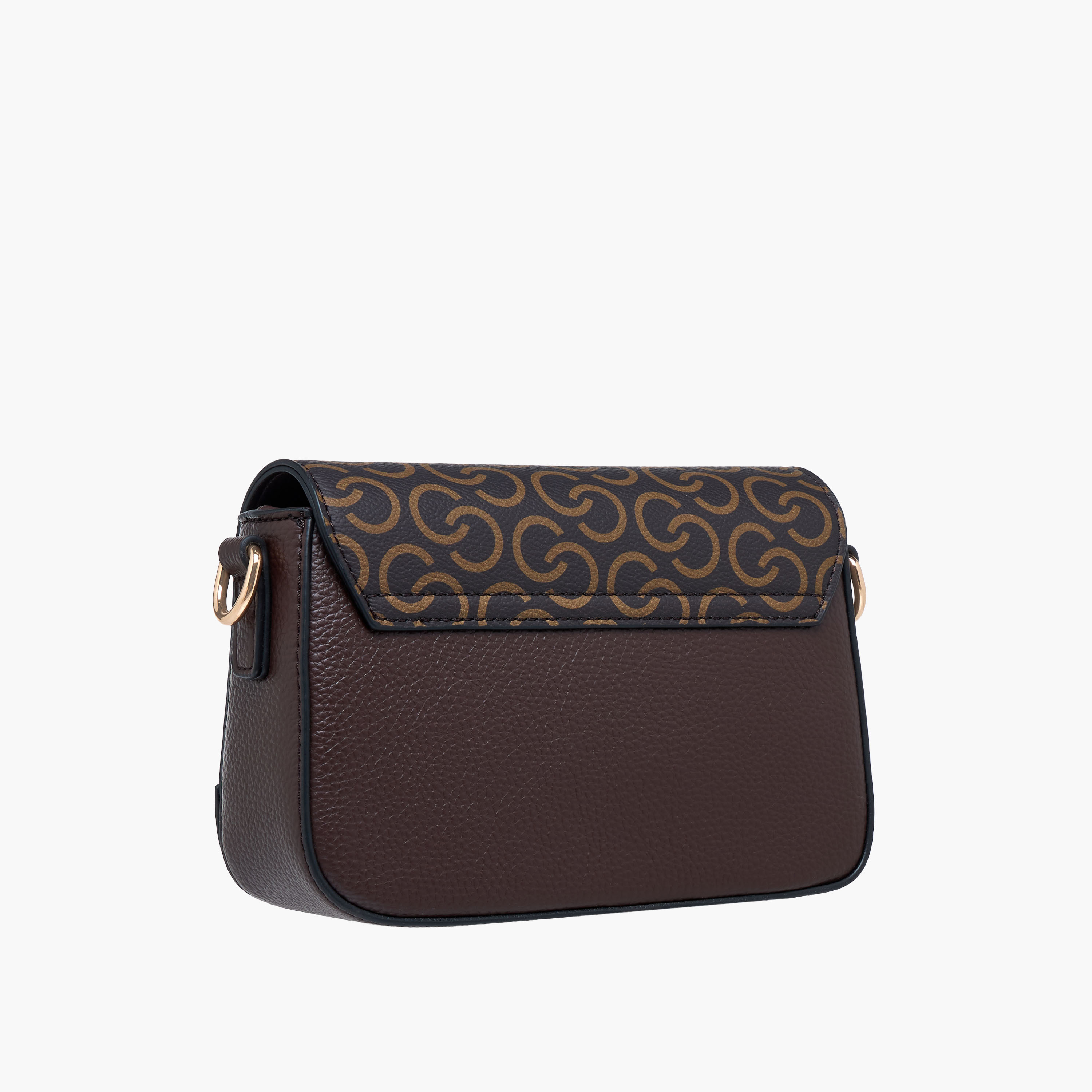 Celeste Monogram Print Crossbody Bag with Detachable Strap and Flap Closure-women-bagsandwallets-handbags-image-4