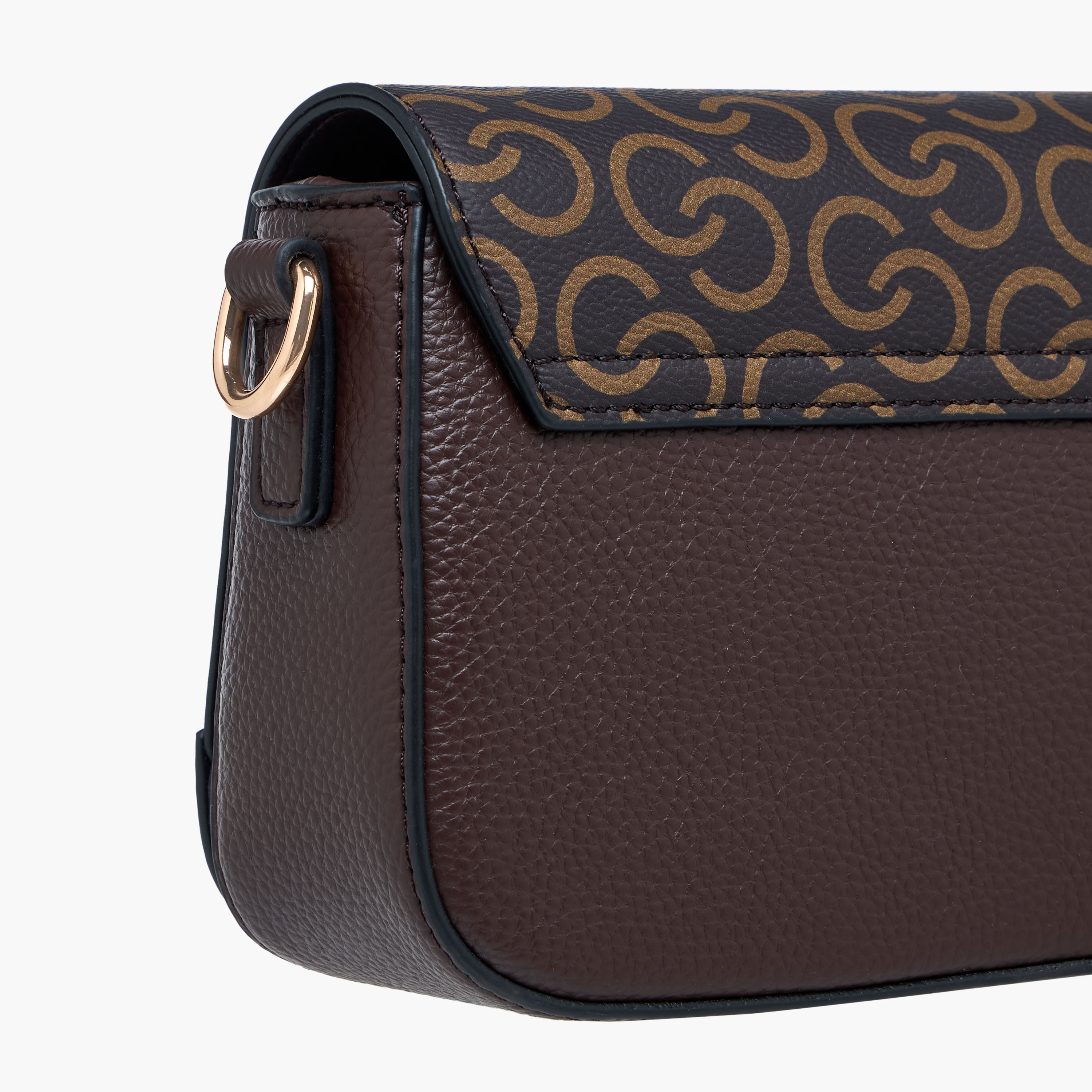 Celeste Monogram Print Crossbody Bag with Detachable Strap and Flap Closure-women-bagsandwallets-handbags-image-6