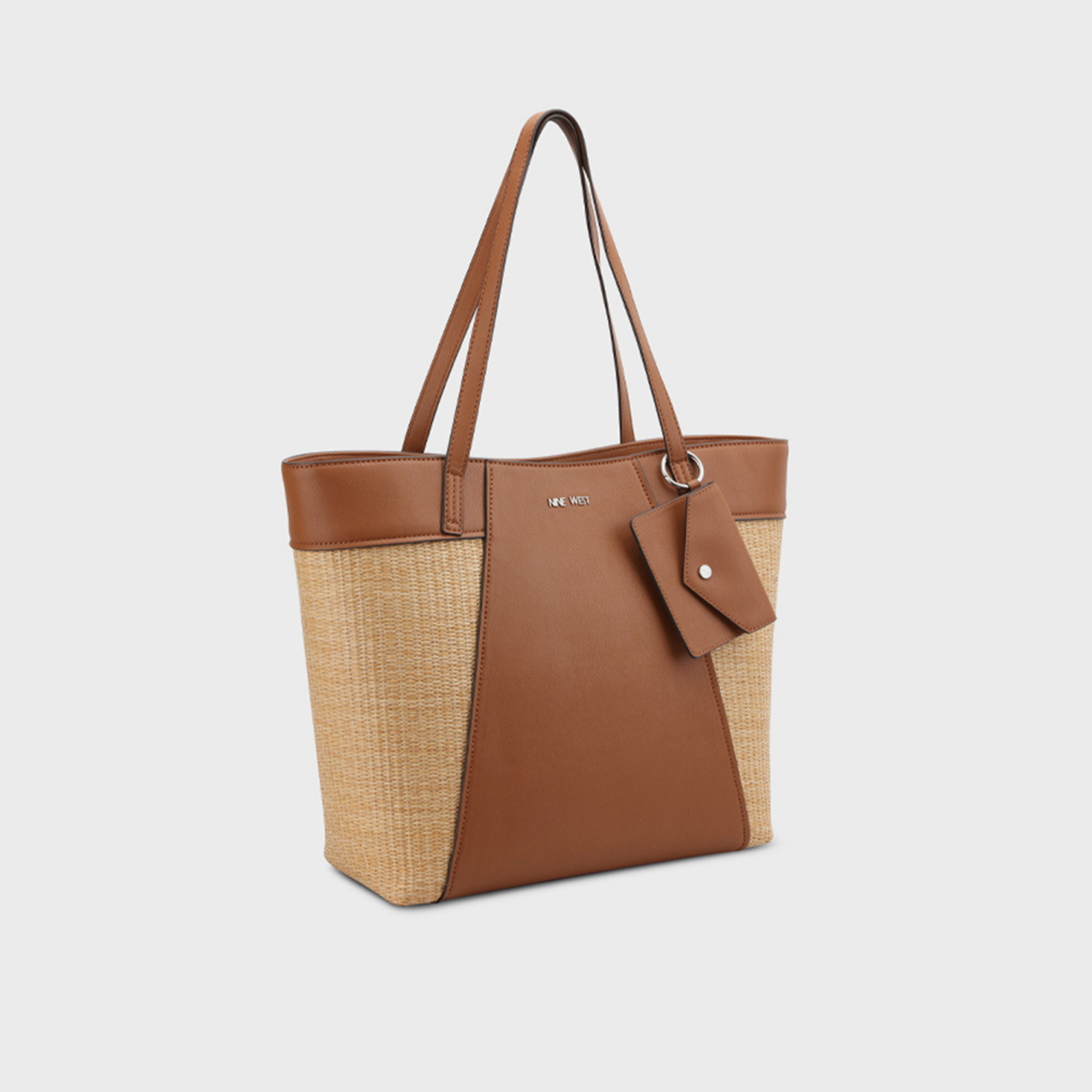 Nine West Color Block Top Handle Tote Bag with Magnetic Closure-women-bagsandwallets-handbags-image-3