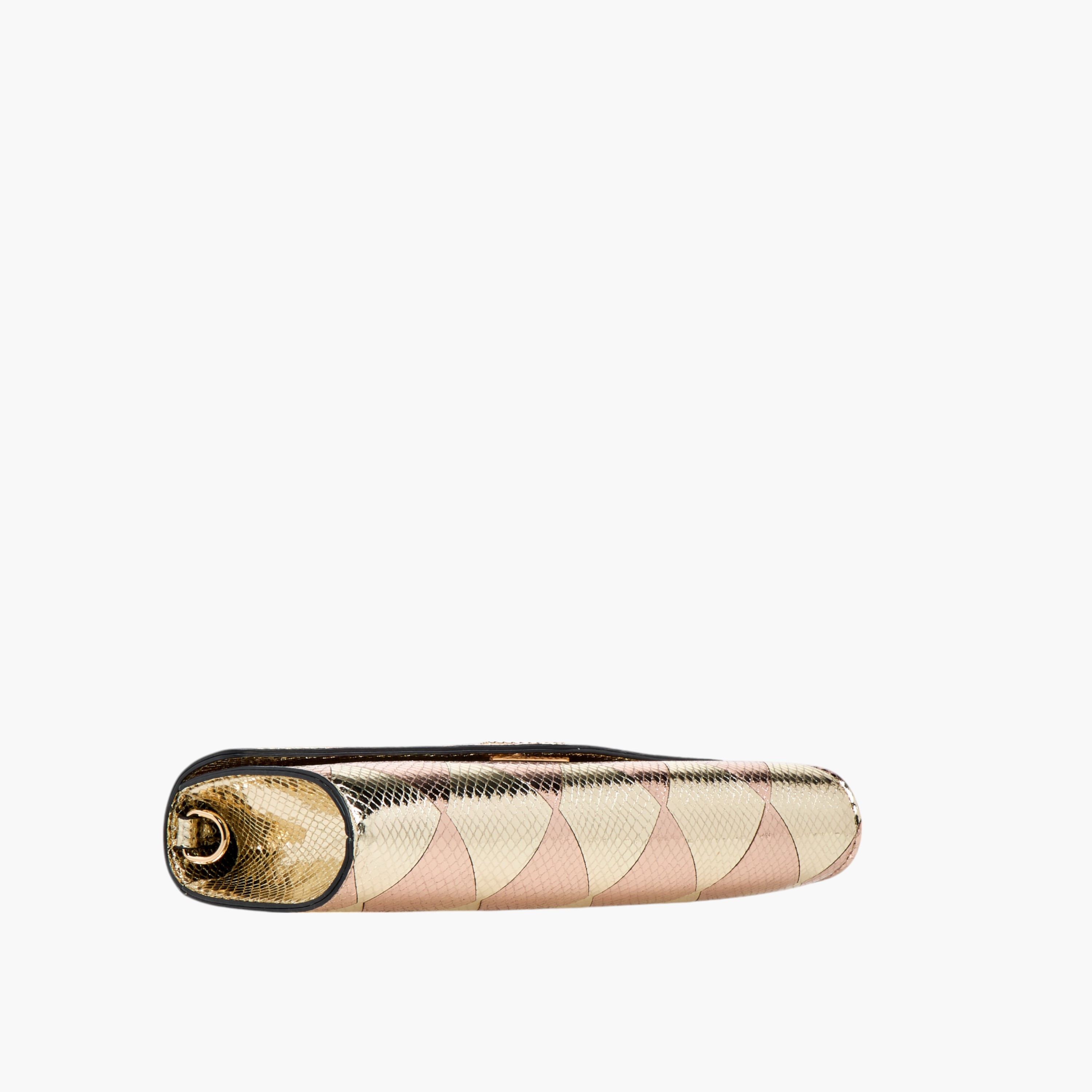 Elle Metallic Textured Crossbody Bag with Detachable Strap and Magnetic Button Closure-women-bagsandwallets-handbags-image-7