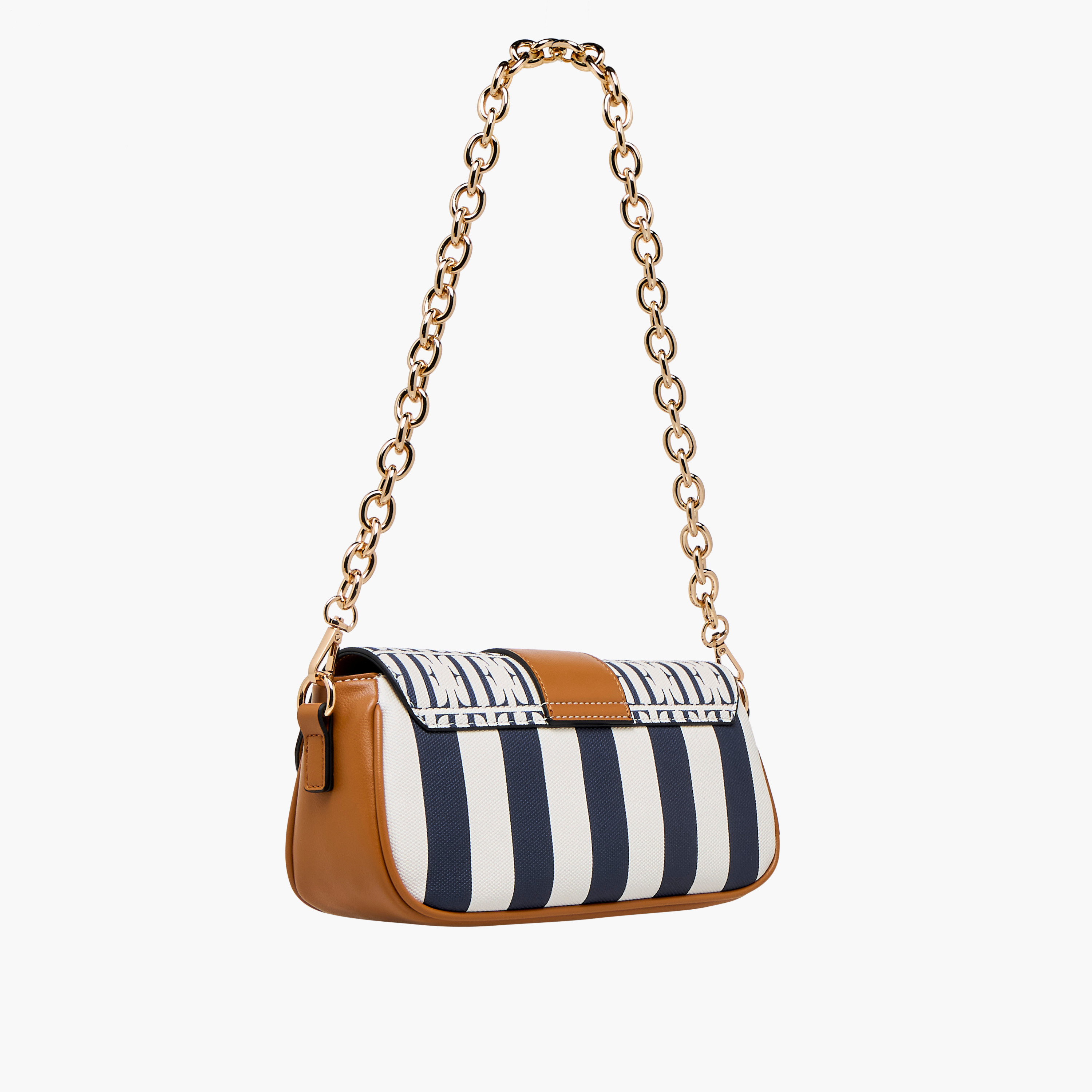 شنطة كروس بودي بحزام سلسلة وقفل إغلاق دوّار وطبعات مونوجرام من إيل-women-bagsandwallets-handbags-image-5
