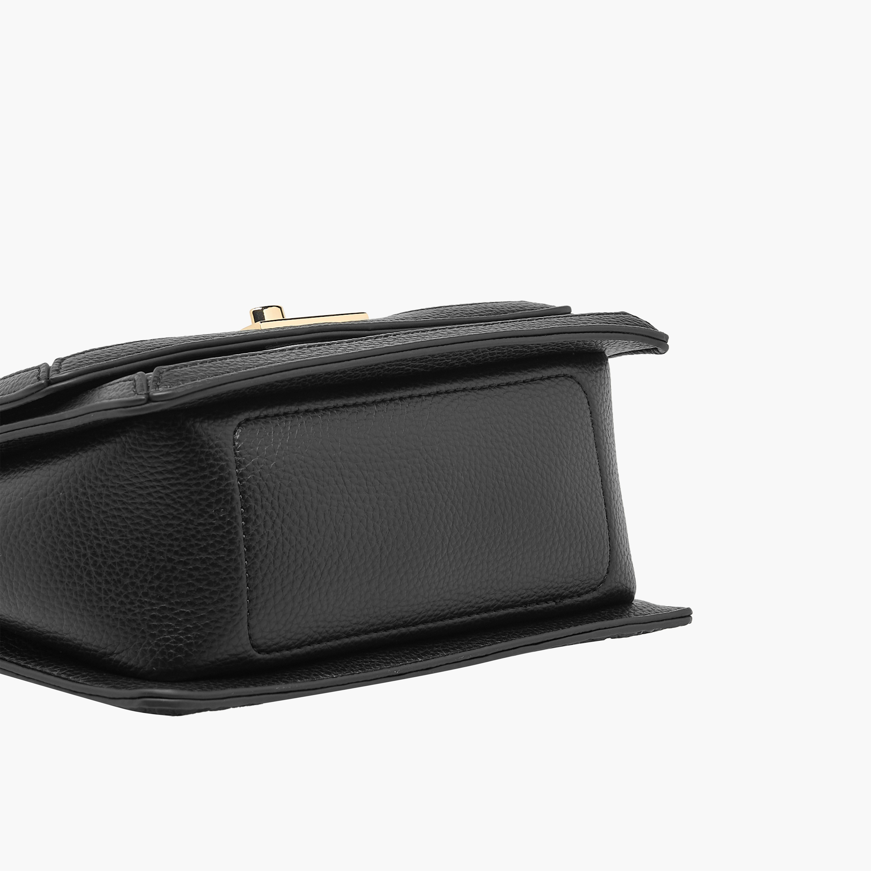 شنطة كروس بودي بحزام سلسلة وطية إغلاق ونقوش مونوجرام من إيل-women-bagsandwallets-handbags-image-7
