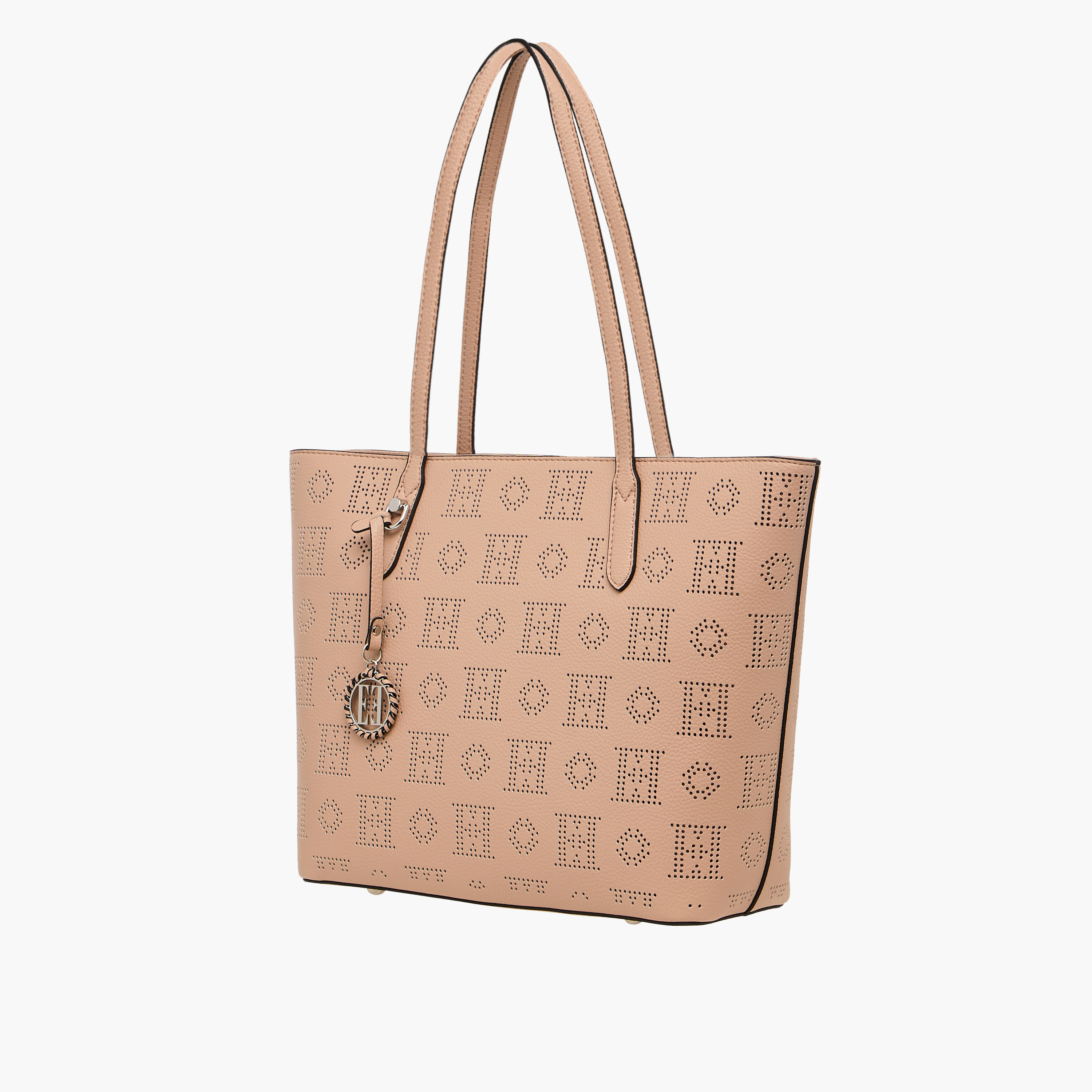 شنطة توتي بتفاصيل مرسومة بالليزر مع مقبض مزدوج وسحاب إغلاق من إيل-women-bagsandwallets-handbags-image-3