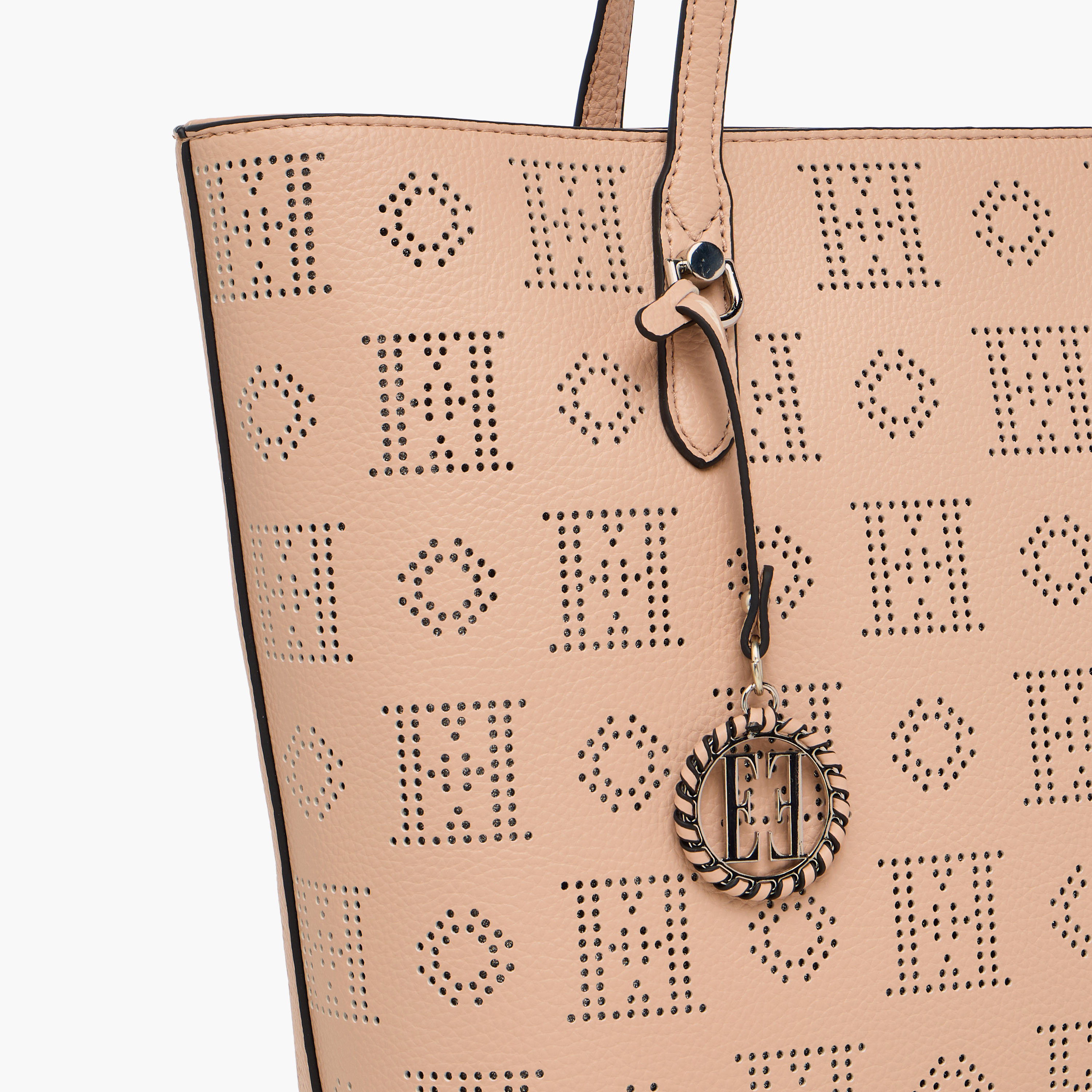 شنطة توتي بتفاصيل مرسومة بالليزر مع مقبض مزدوج وسحاب إغلاق من إيل-women-bagsandwallets-handbags-image-6
