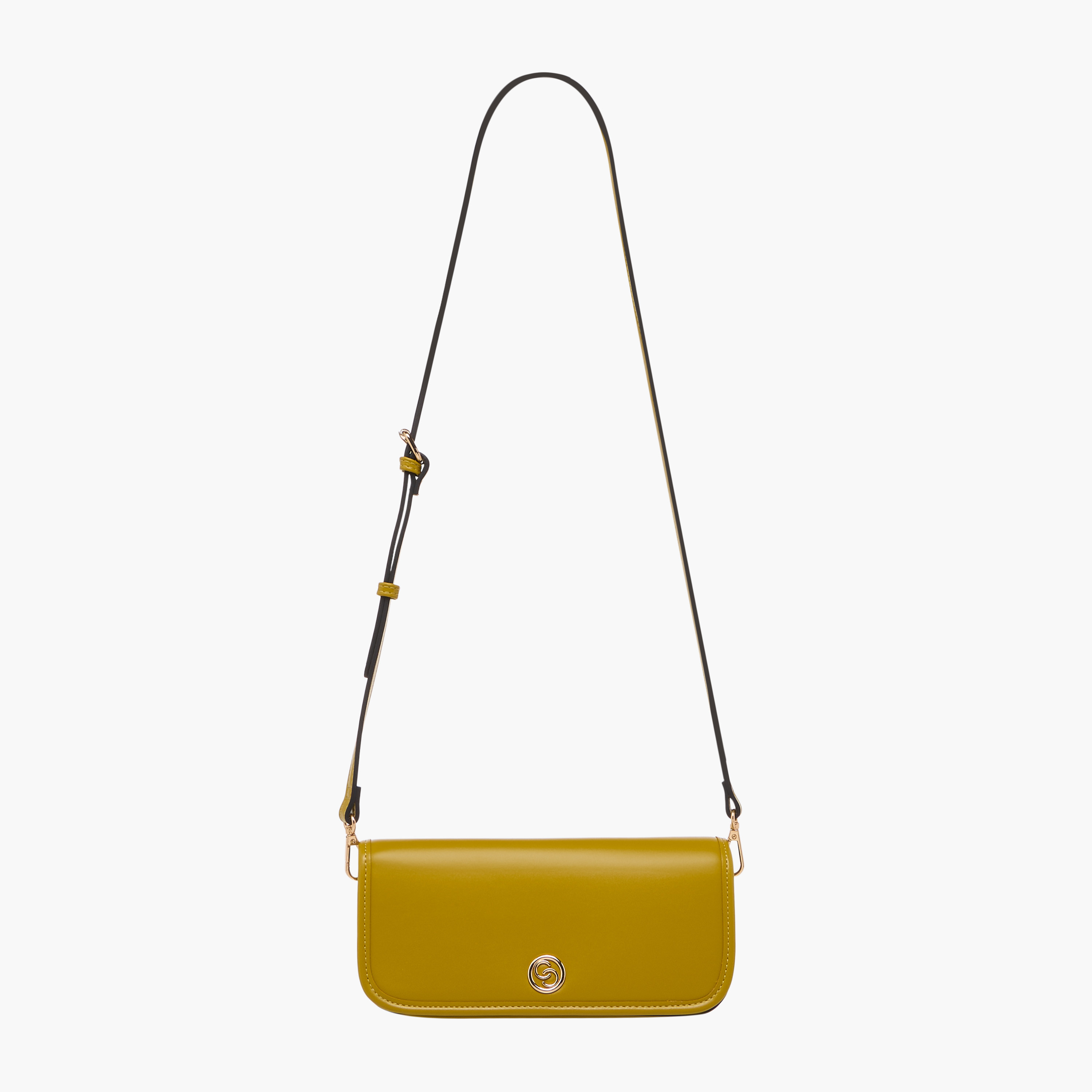 شنطة كروس بودي سادة بحزام قابل للفصل وطية إغلاق من سيليست-women-bagsandwallets-handbags-image-4