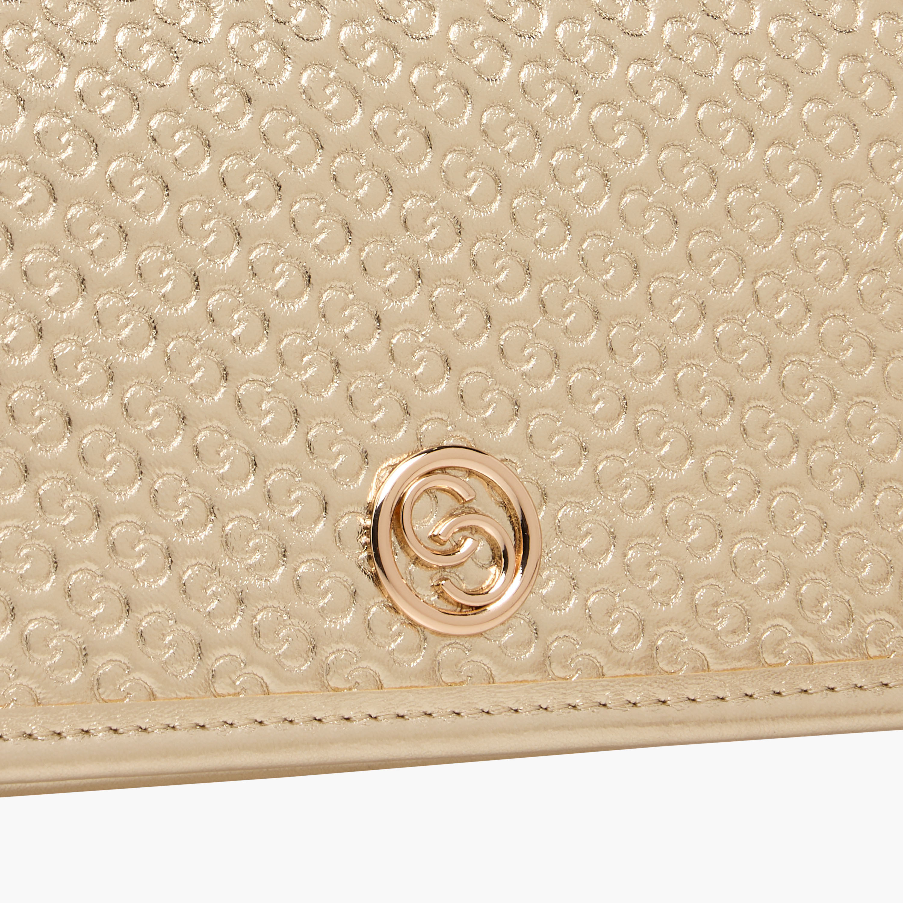 شنطة كتف بنقوش مونوجرام بارزة وحزام سلسلة من سيليست-women-bagsandwallets-handbags-image-6