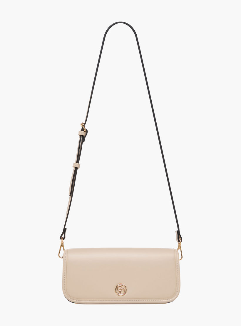 شنطة كروس بودي سادة بحزام قابل للفصل وطية إغلاق من سيليست-women-bagsandwallets-handbags-image-4