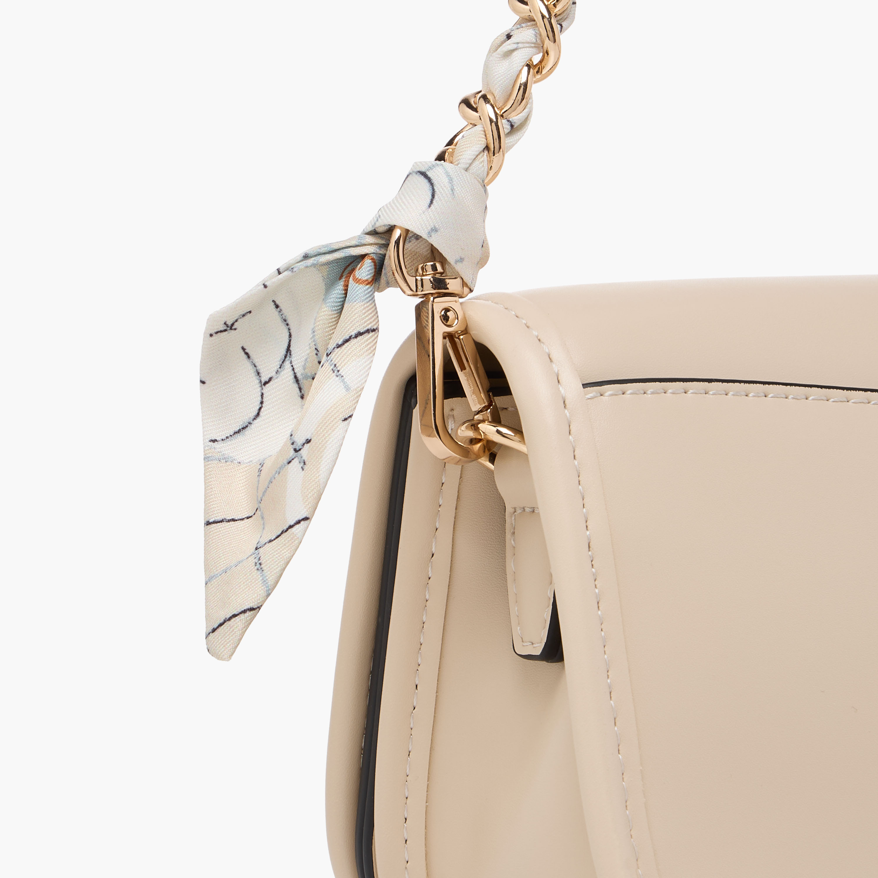 شنطة كروس بودي سادة بحزام قابل للفصل وطية إغلاق من سيليست-women-bagsandwallets-handbags-image-7