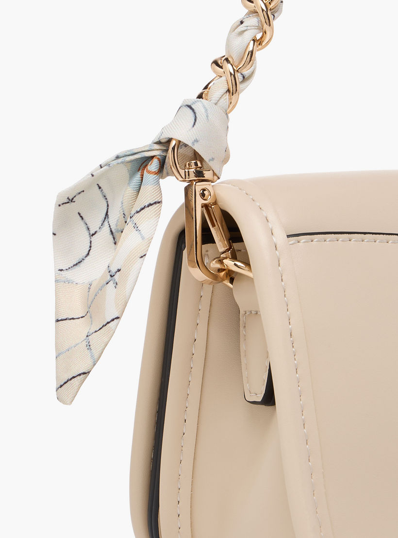 شنطة كروس بودي سادة بحزام قابل للفصل وطية إغلاق من سيليست-women-bagsandwallets-handbags-image-7