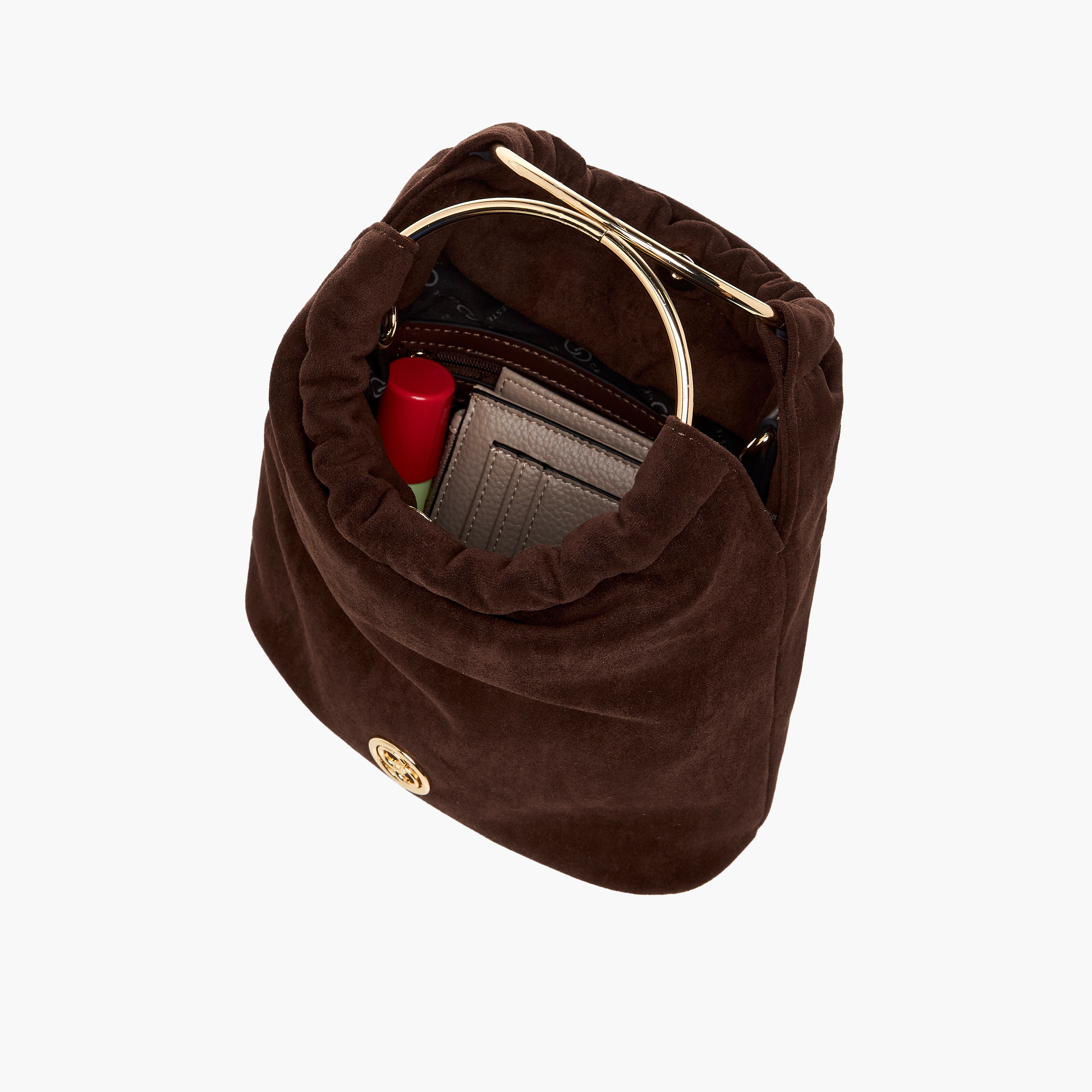 شنطة كروس بودي سادة بحزام سلسلة قابل للفصل وزر إغلاق من سيليست-women-bagsandwallets-handbags-image-9