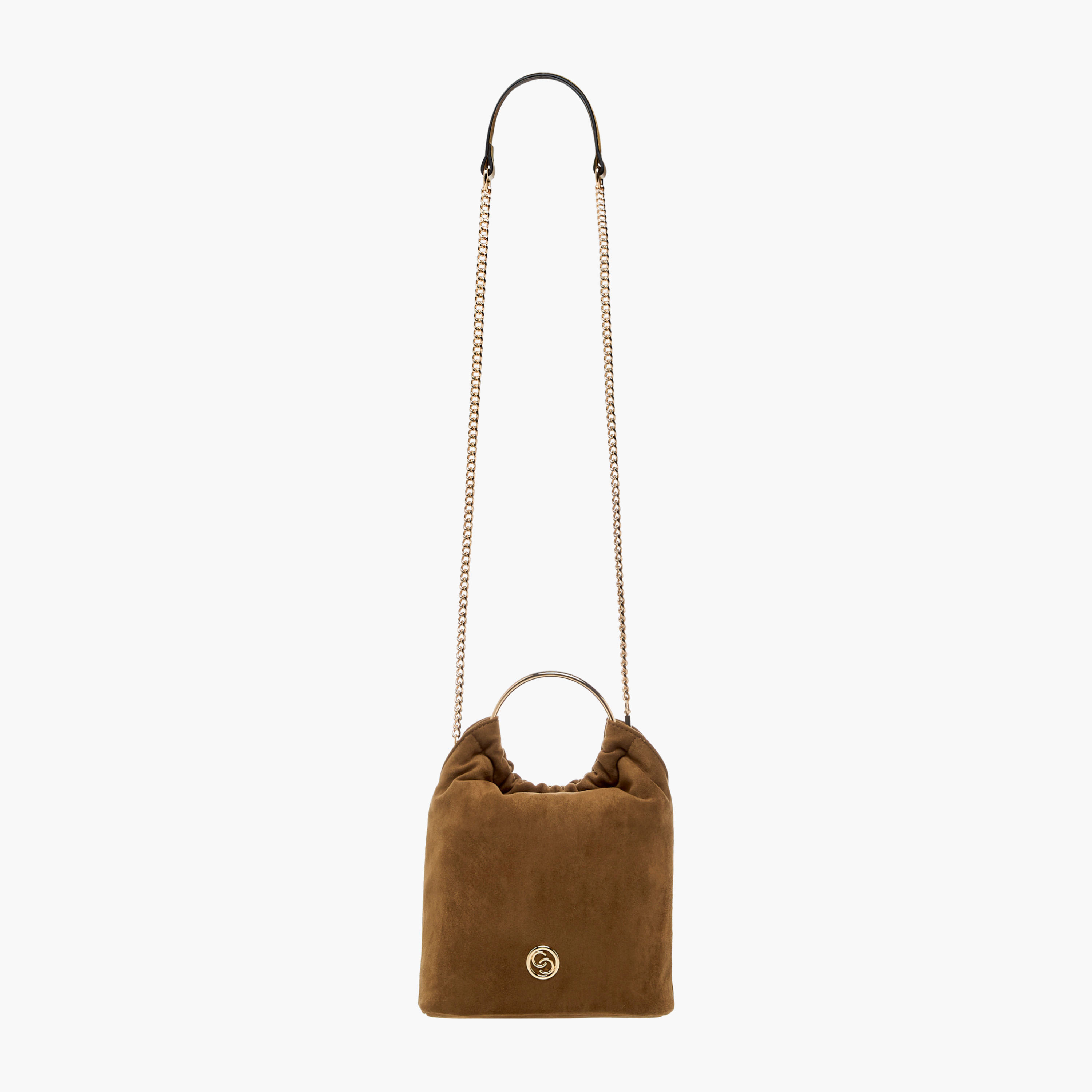 Celeste Solid Crossbody Bag with Detachable Chain Strap and Button Closure-women-bagsandwallets-handbags-image-3