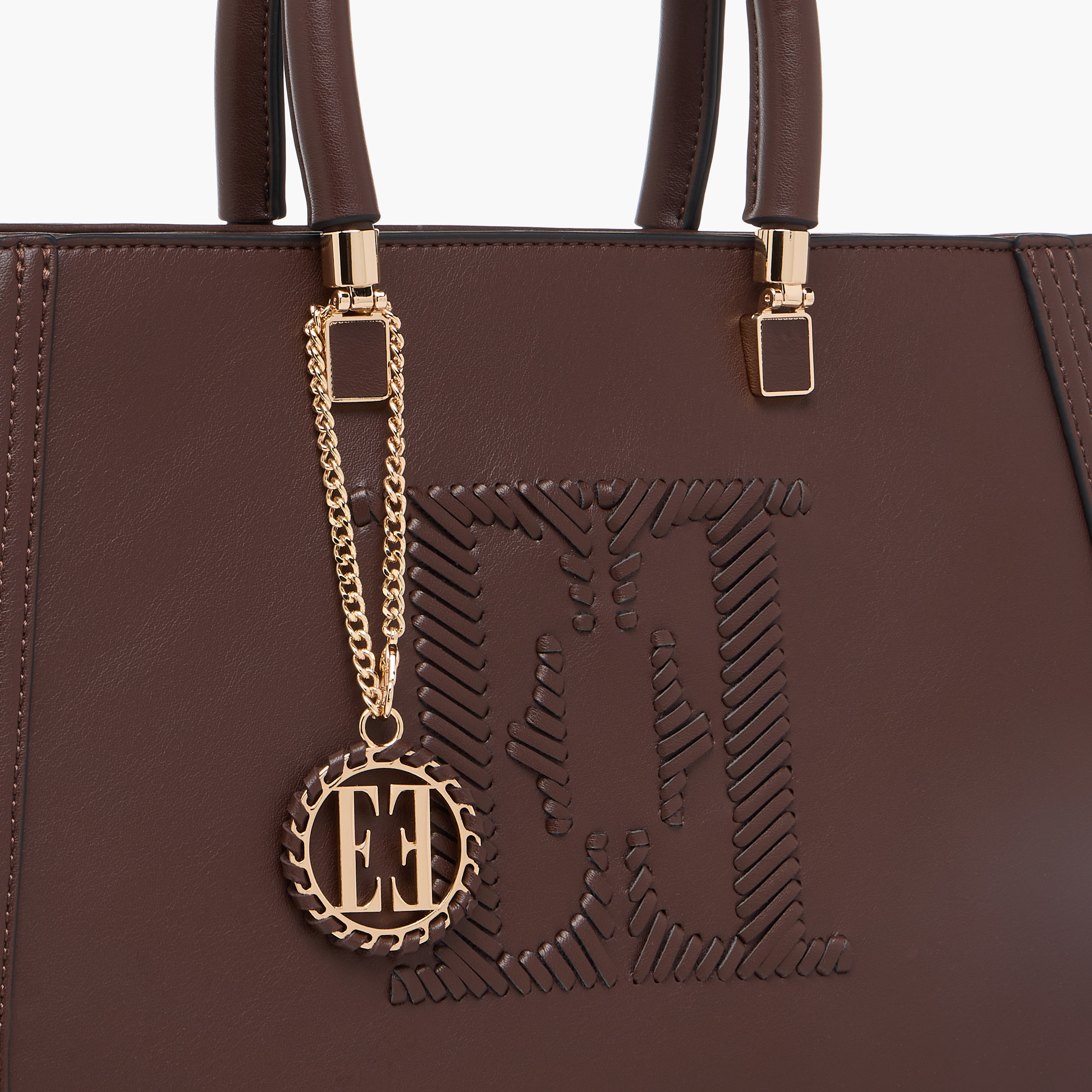 Elle Stitch Detail Tote Bag with Zip Closure-women-bagsandwallets-handbags-image-6