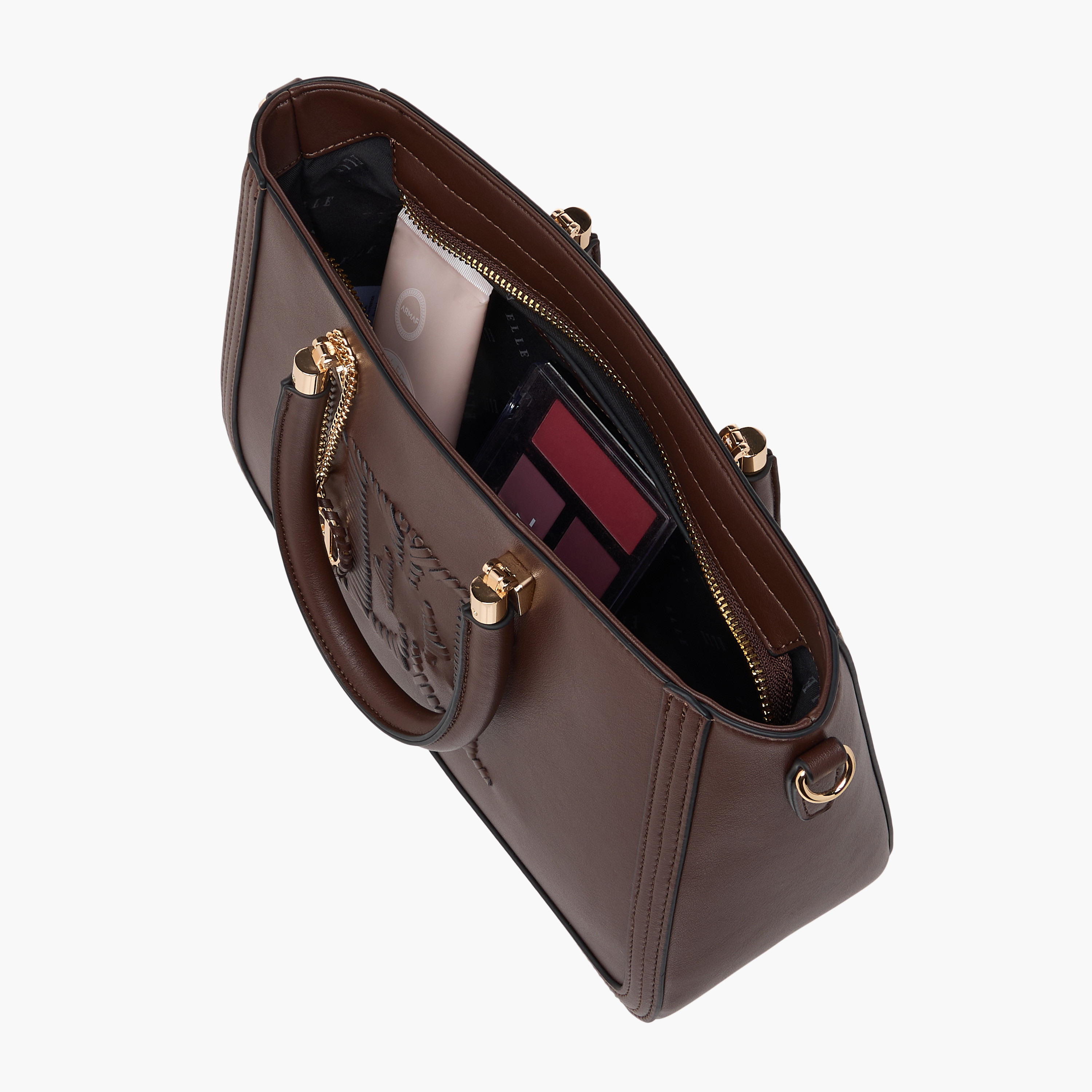 Elle Stitch Detail Tote Bag with Zip Closure-women-bagsandwallets-handbags-image-10