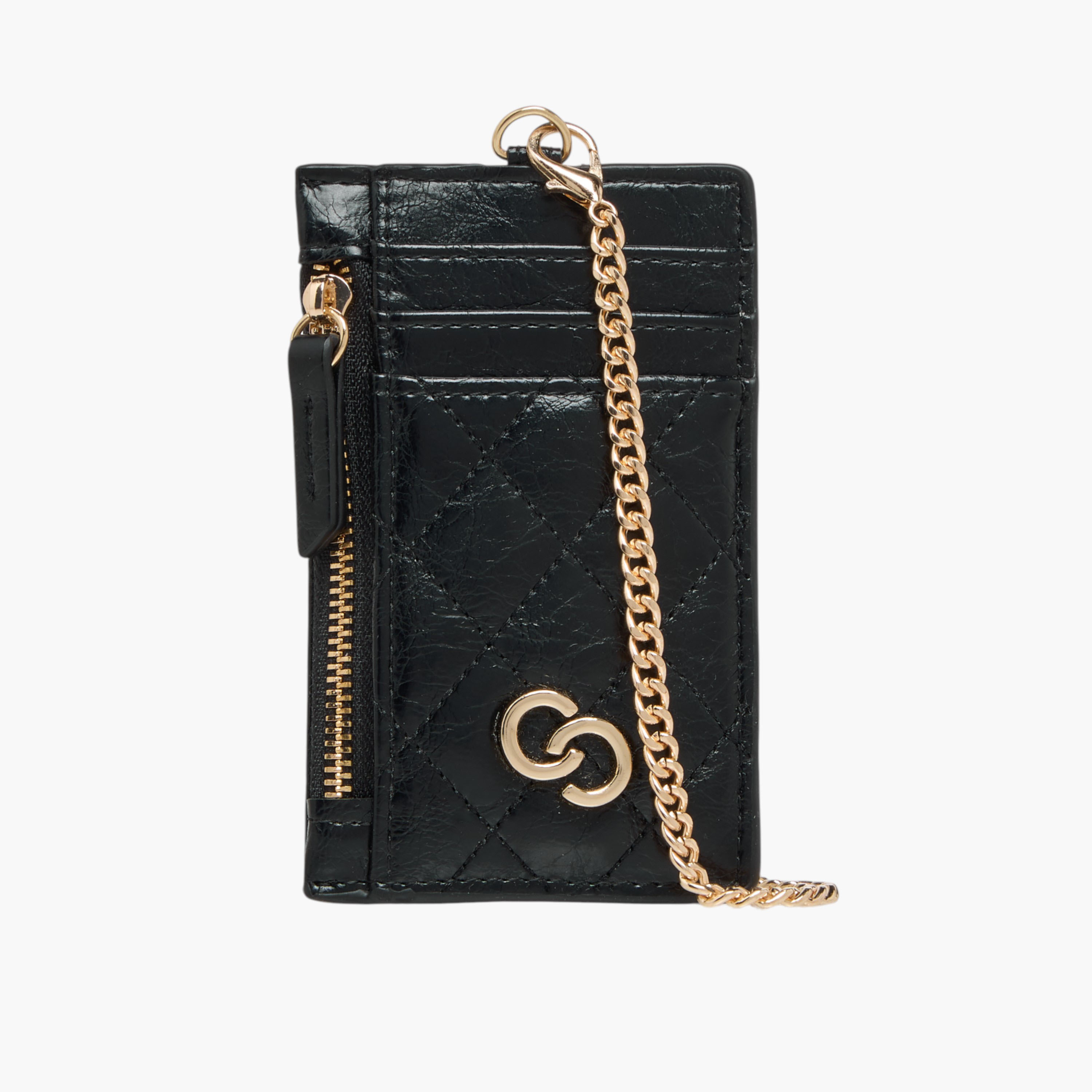حامل بطاقات مبطن مع حزام سلسلة قابل للفصل من سيليست-women-bagsandwallets-wallets-image-1