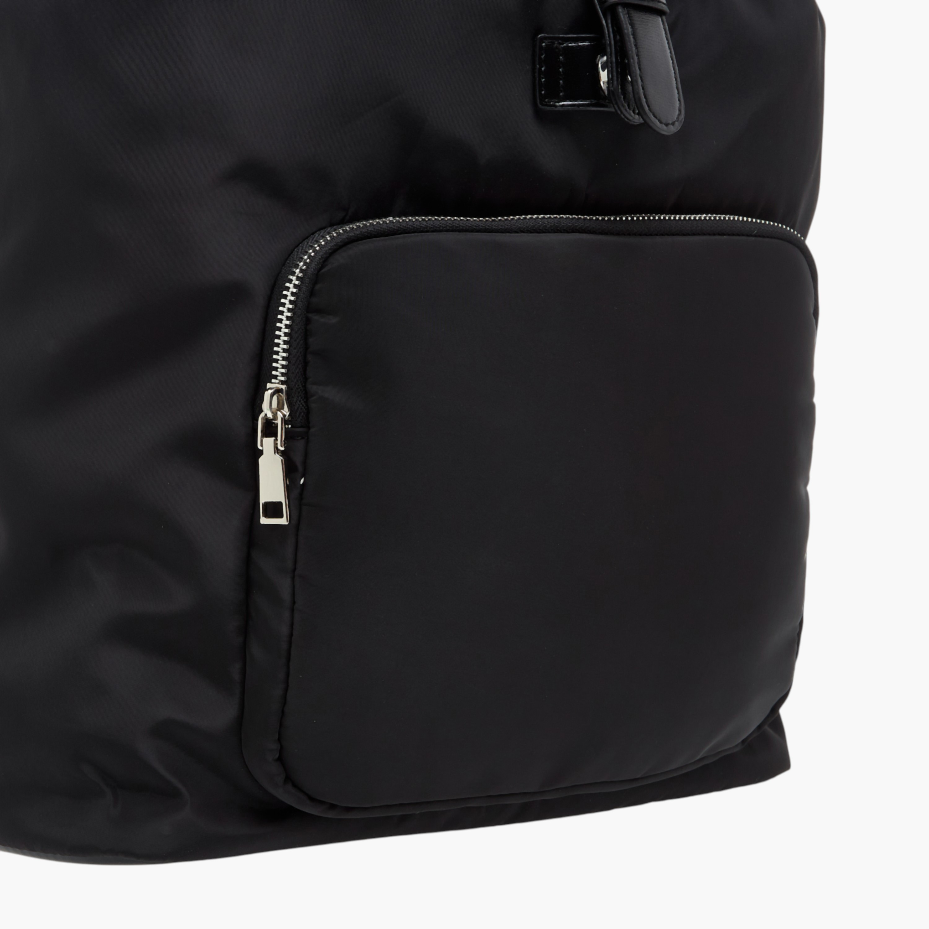 Lee Cooper Solid Backpack with Adjustable Straps - 33x15x43 cm-men-bags-image-6