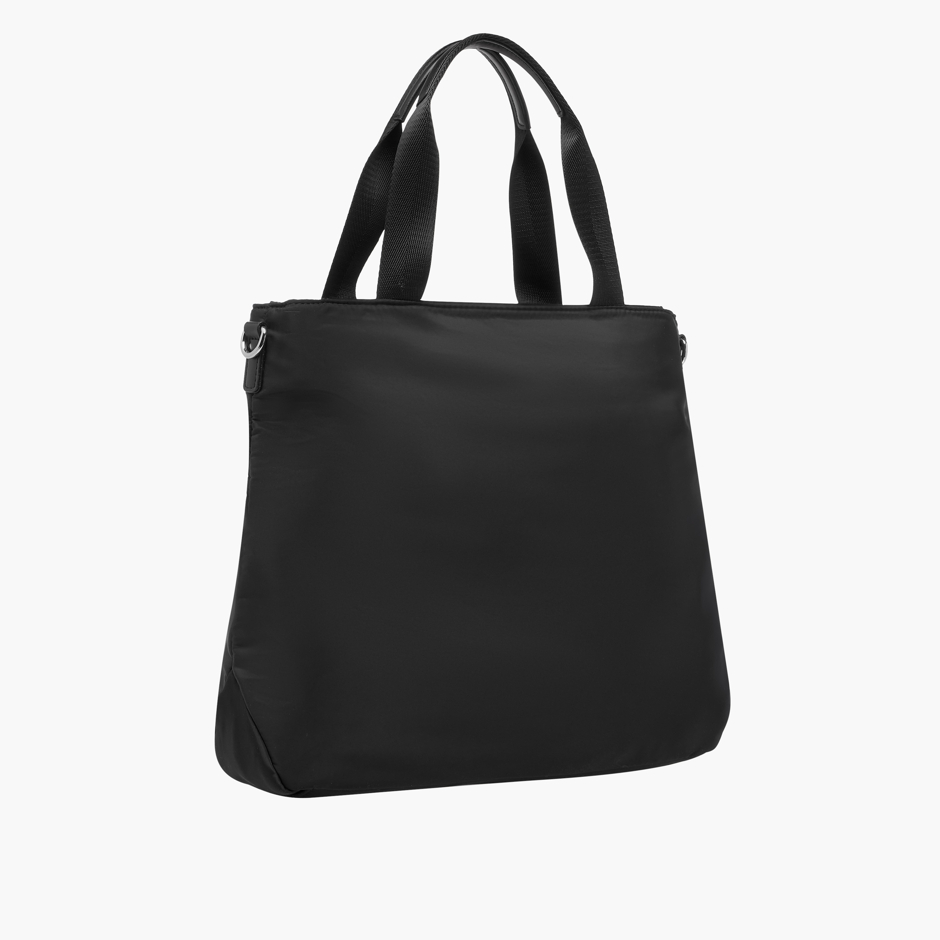 Lee Cooper Solid Tote Bag with Double Handle-women-bagsandwallets-handbags-image-4