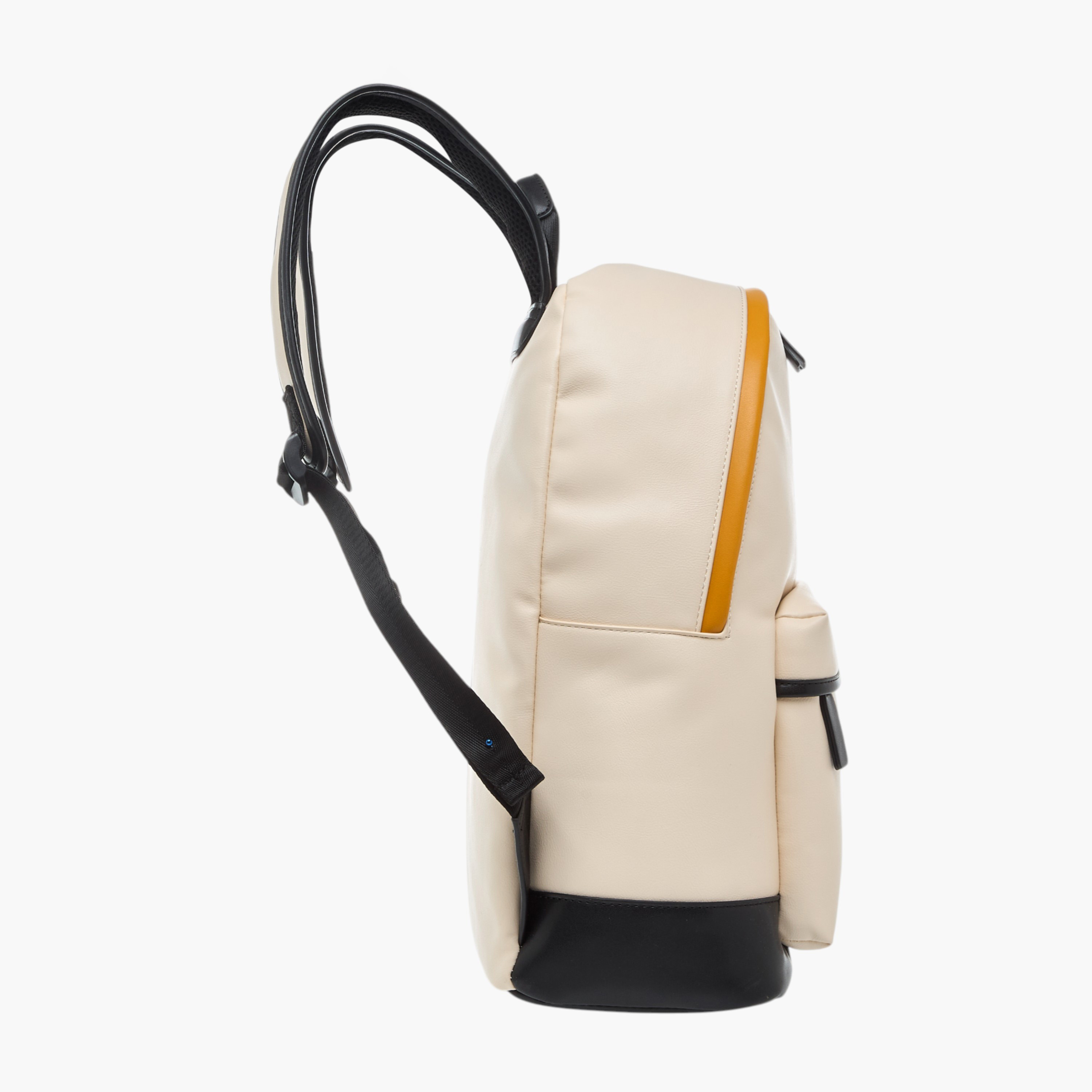 Lee Cooper Solid Backpack with Adjustable Straps and Zip Closure - 31x16x41 cm-men-bags-image-3