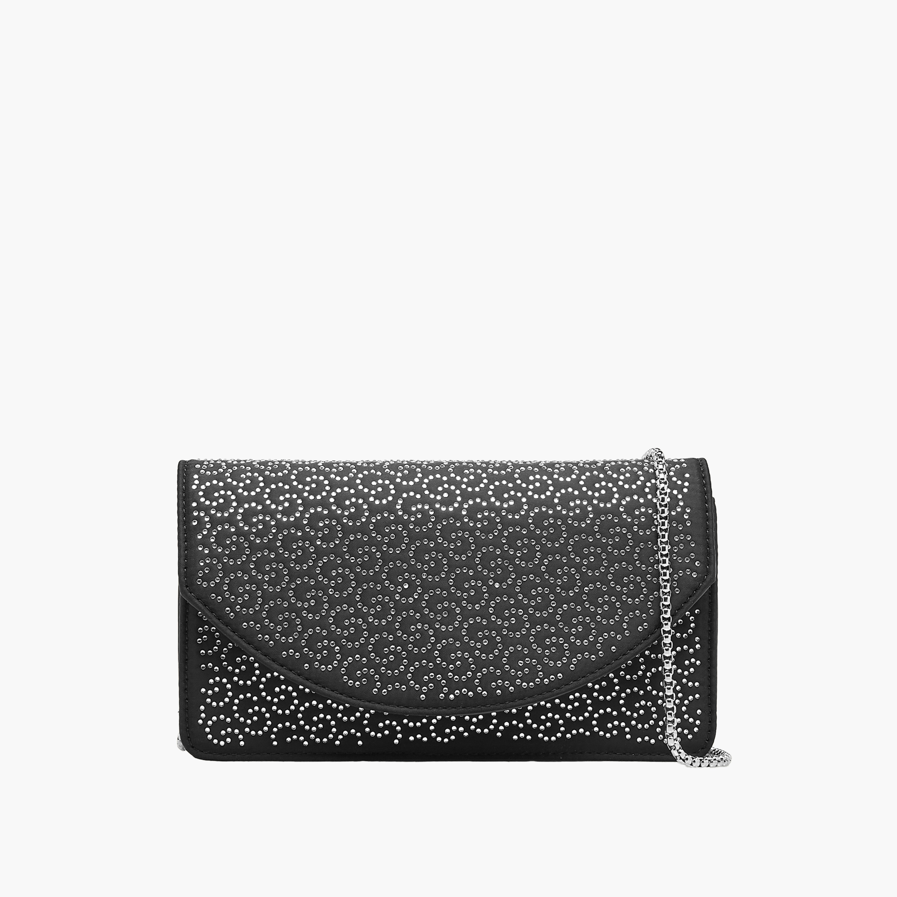 Celeste Embellished Crossbody Bag with Chain Strap-women-bagsandwallets-handbags-image-1