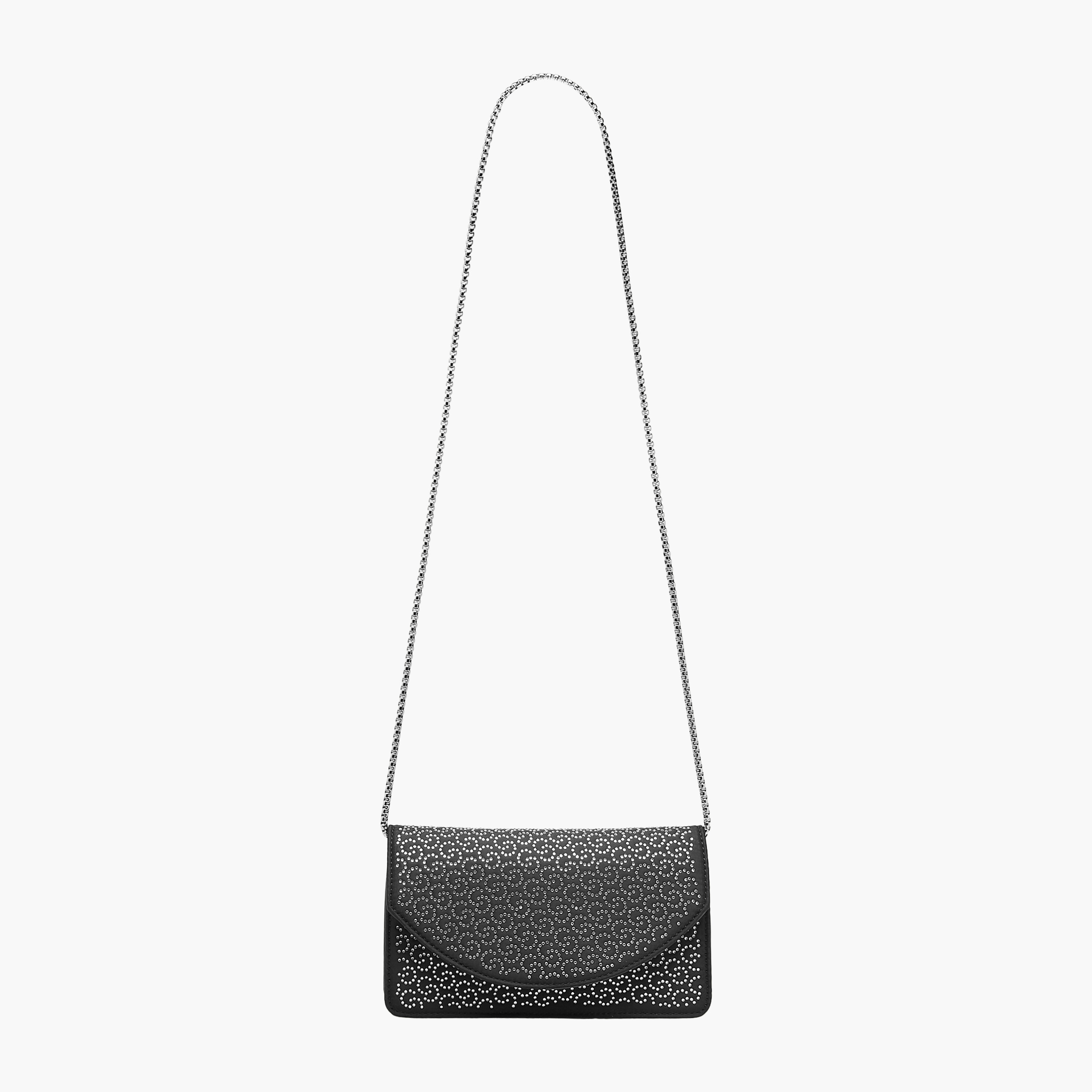 Celeste Embellished Crossbody Bag with Chain Strap-women-bagsandwallets-handbags-image-3