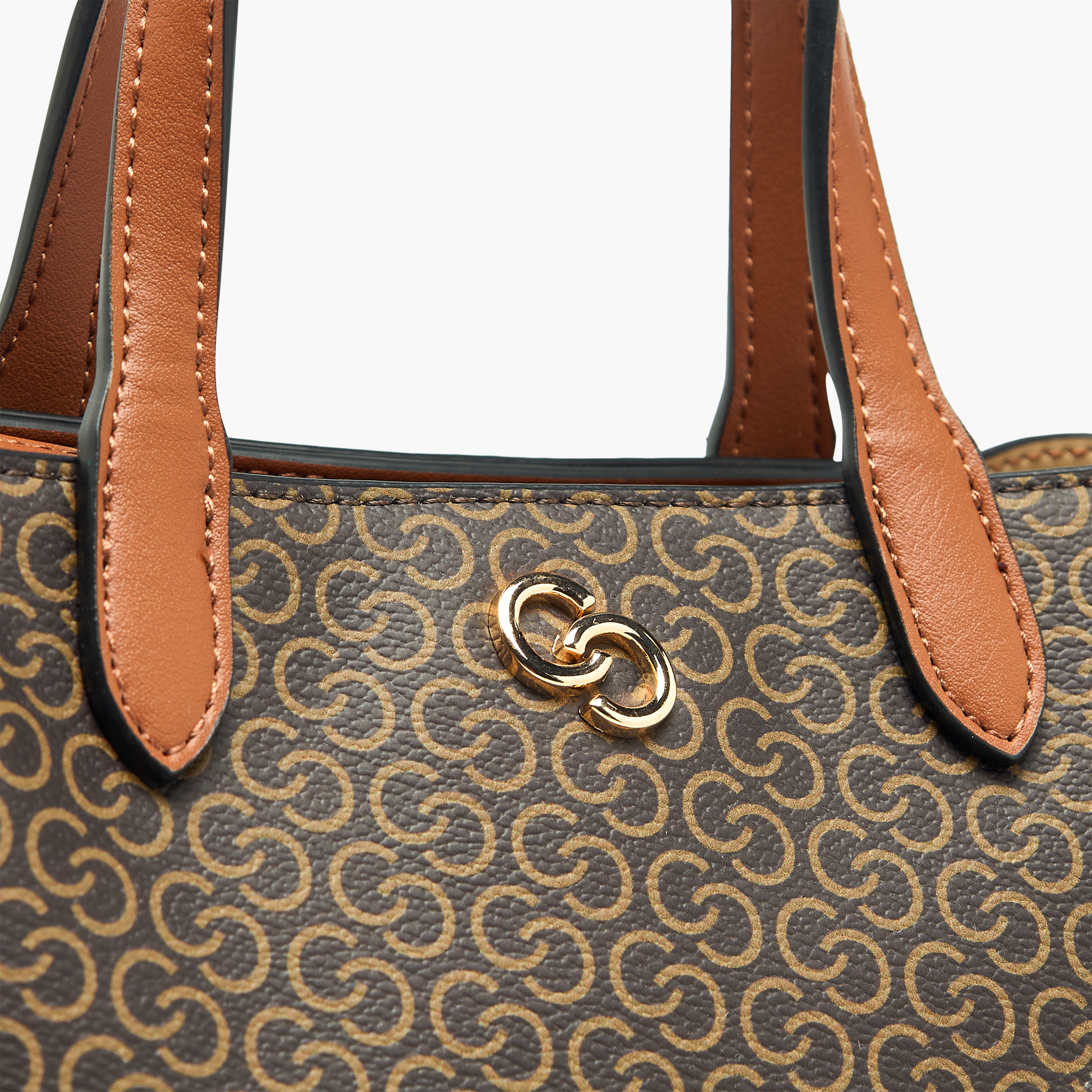 Celeste Monogram Print Tote Bag with Zip Closure and Coin Pouch-women-bagsandwallets-handbags-image-7