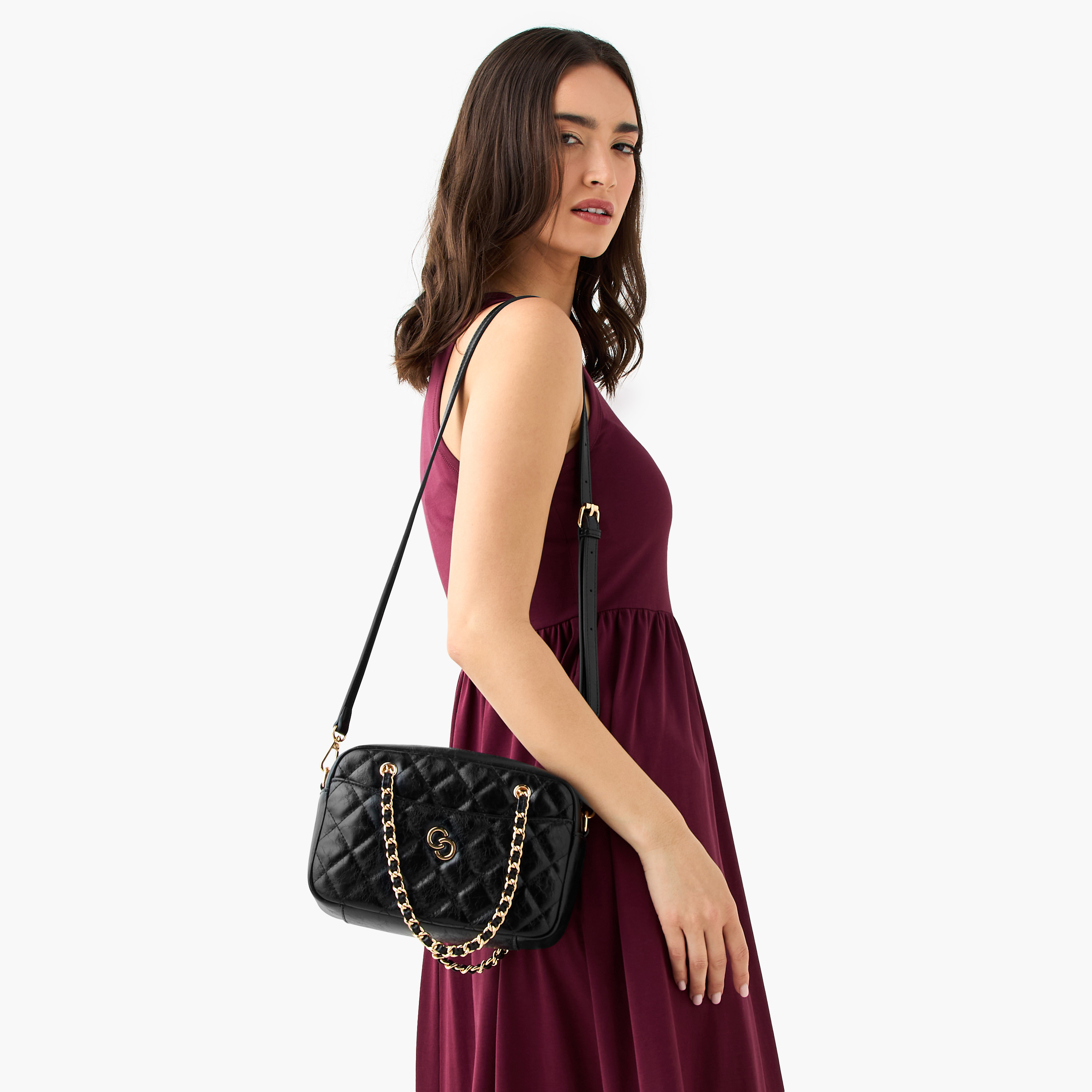 شنطة كروس بودي مبطنة بسحاب إغلاق من سيليست-women-bagsandwallets-handbags-image-2