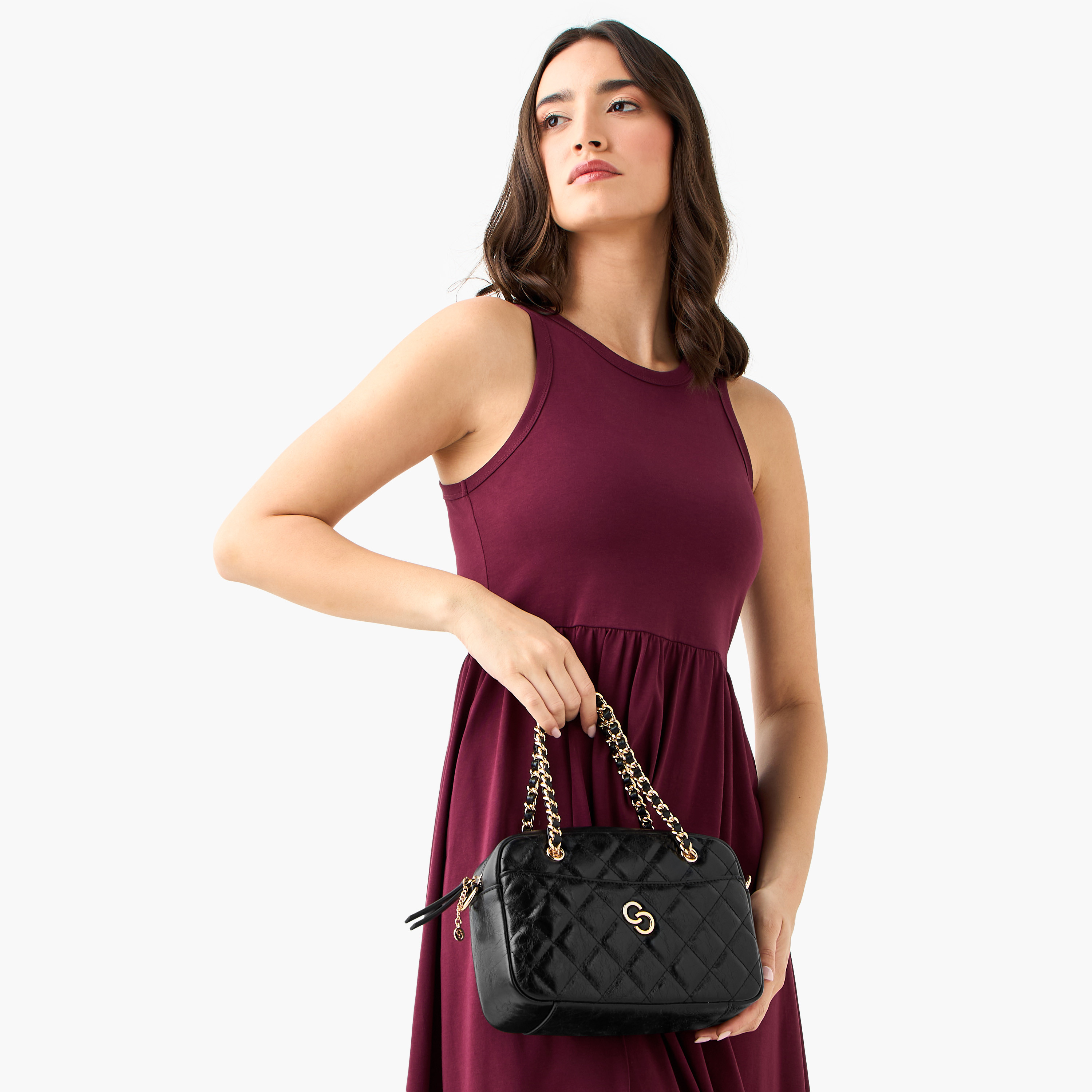شنطة كروس بودي مبطنة بسحاب إغلاق من سيليست-women-bagsandwallets-handbags-image-8