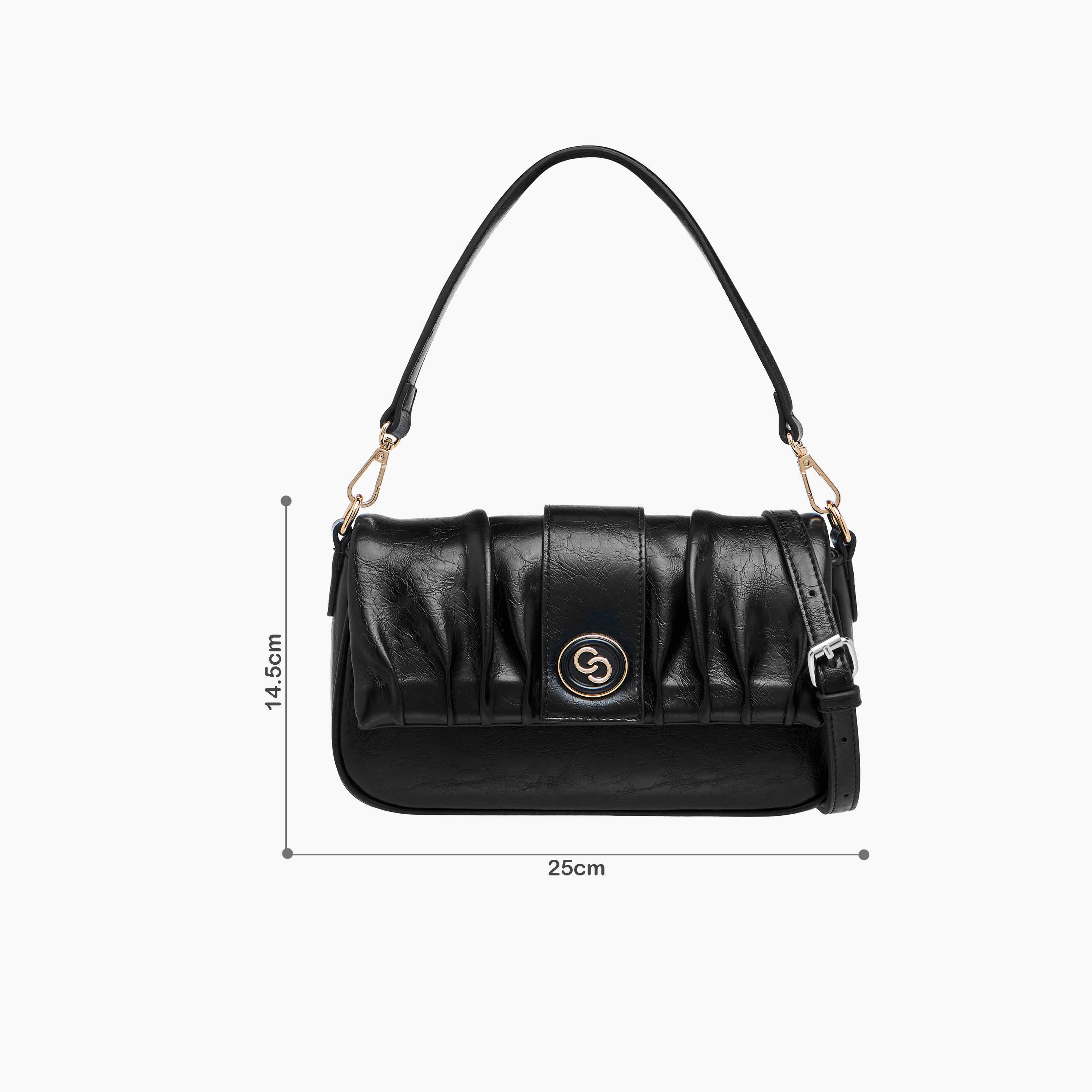 شنطة كروس بودي بكسرات وزر إغلاق مغناطيسي من سيليست-women-bagsandwallets-handbags-image-2