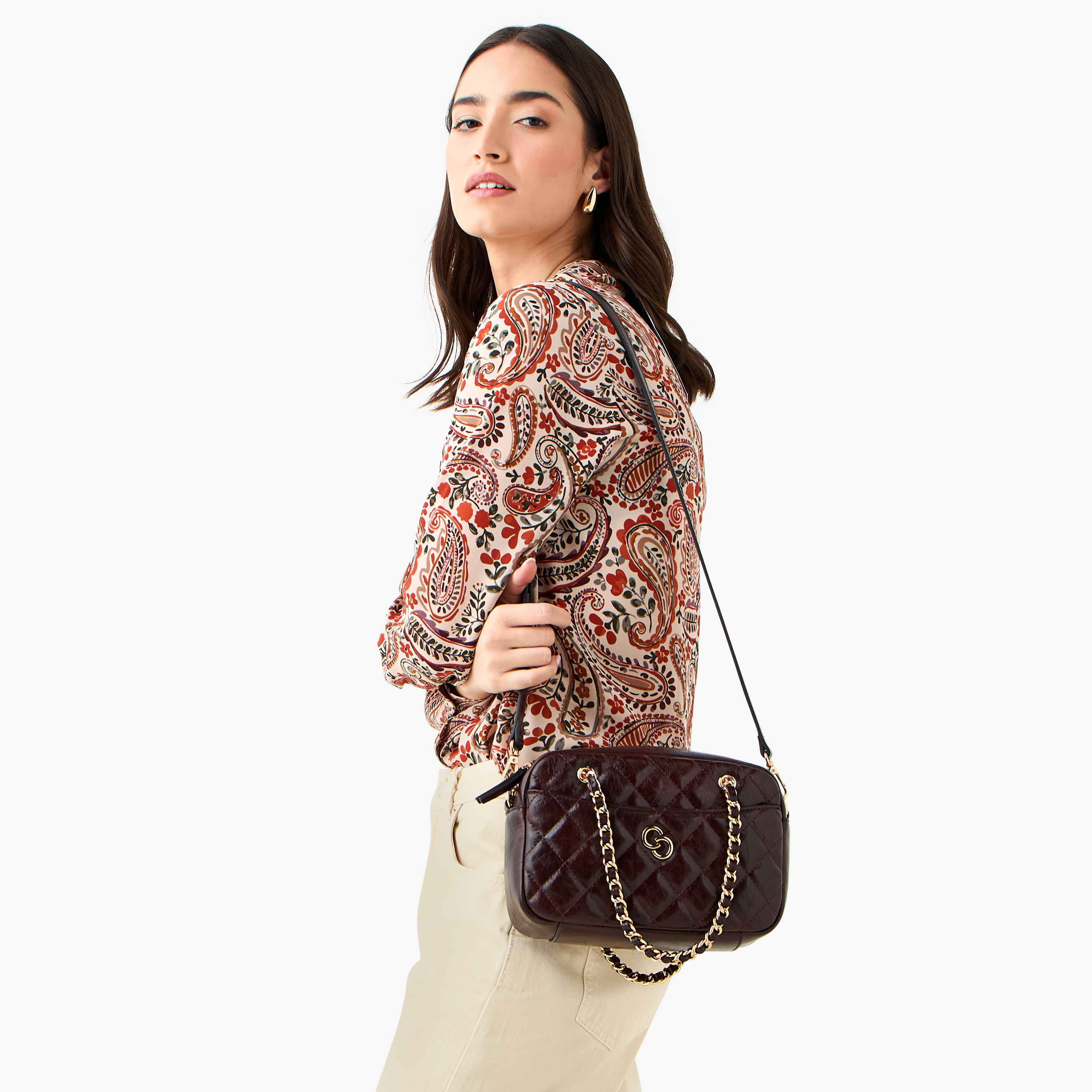 Celeste Quilted Crossbody Bag with Zip Closure-women-bagsandwallets-handbags-image-2