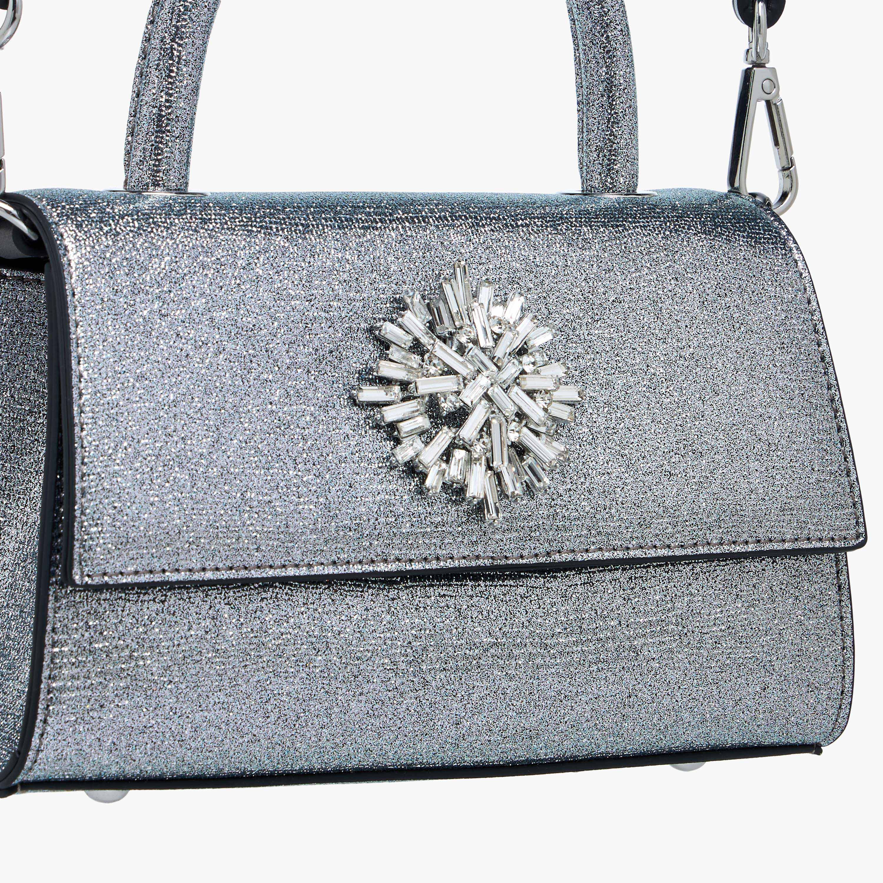 Celeste Embellished Satchel Bag with Magnetic Button Closure-women-bagsandwallets-handbags-image-5