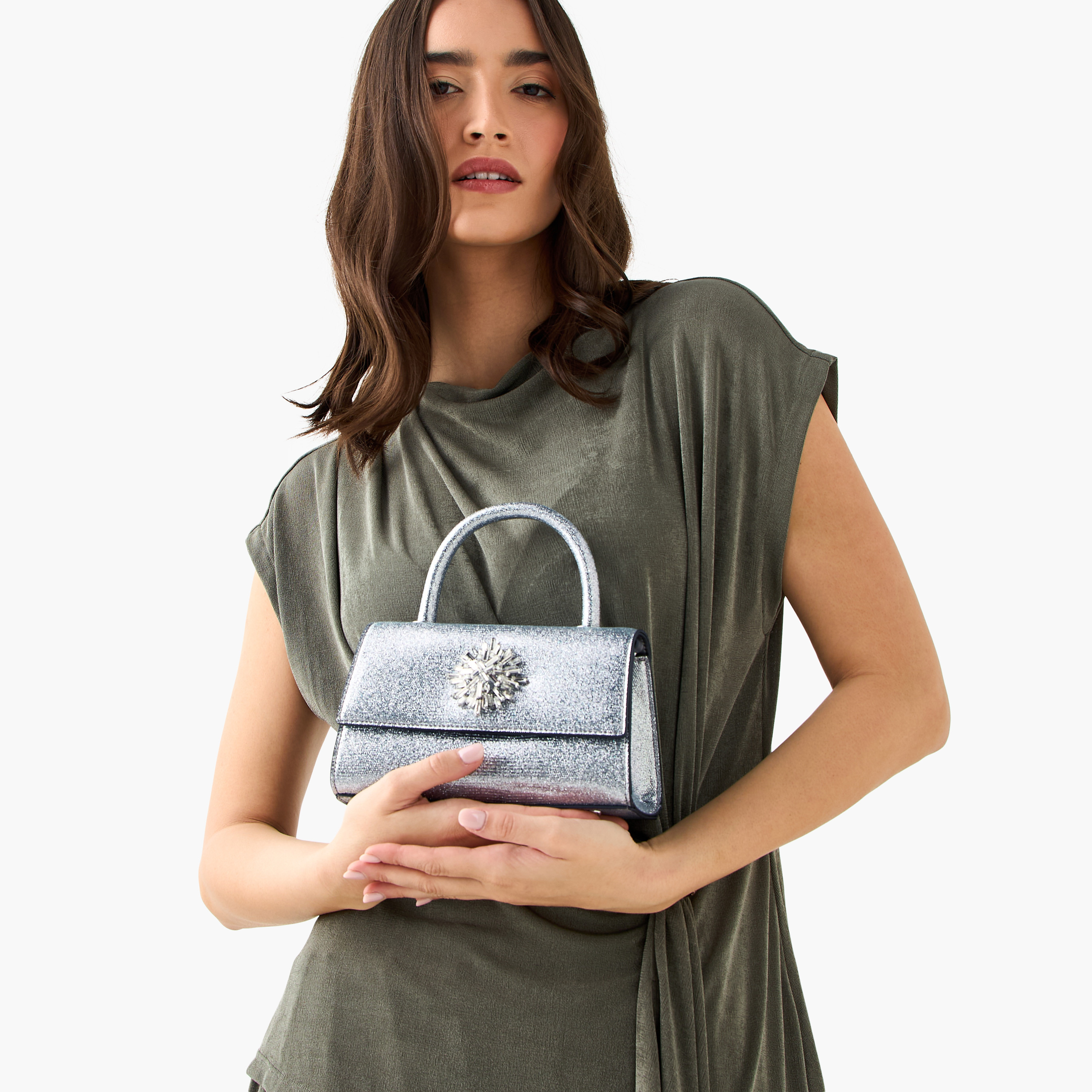 Celeste Embellished Satchel Bag with Magnetic Button Closure-women-bagsandwallets-handbags-image-8