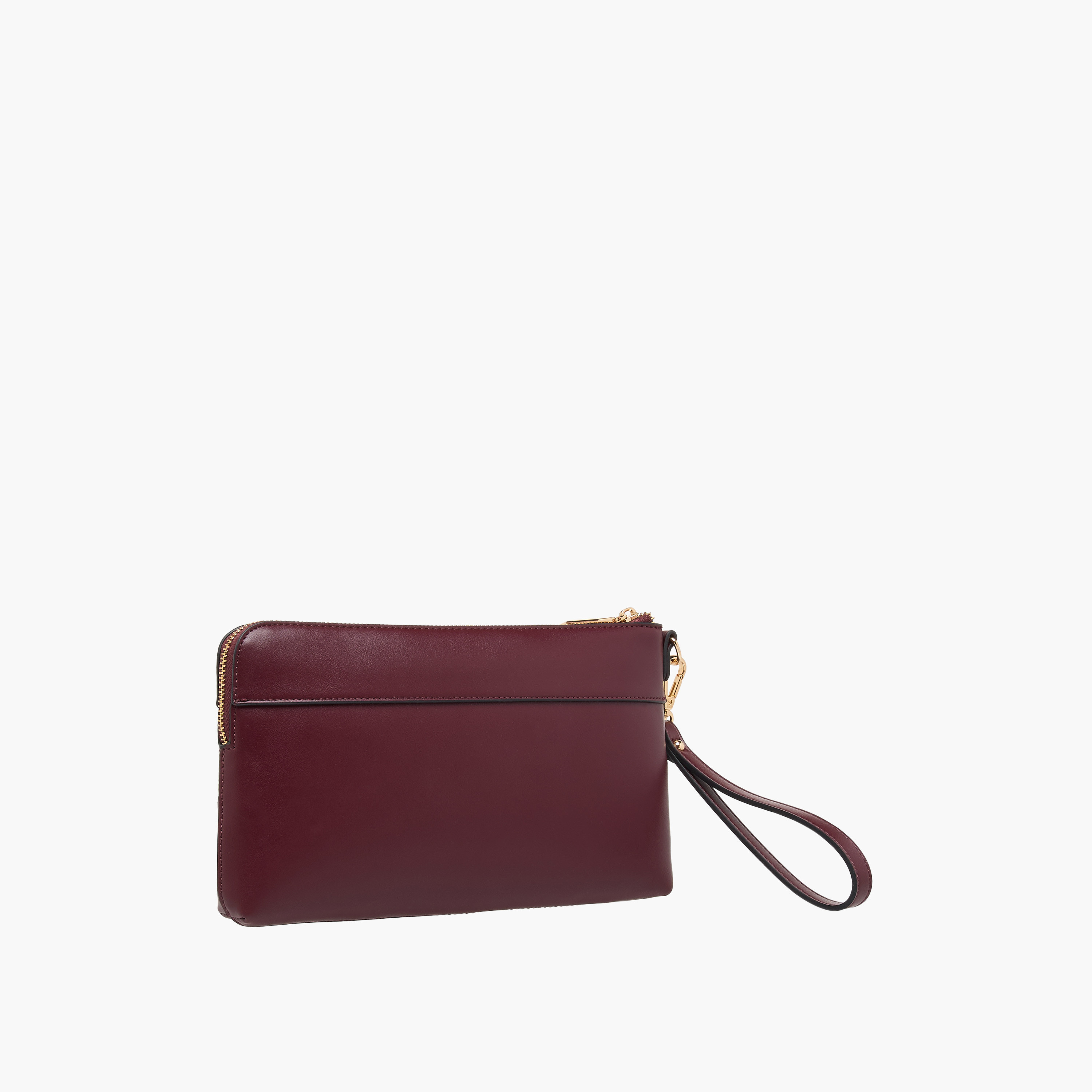 Celeste Textured Clutch with Zip Closure and Wrist Strap-women-bagsandwallets-handbags-image-2