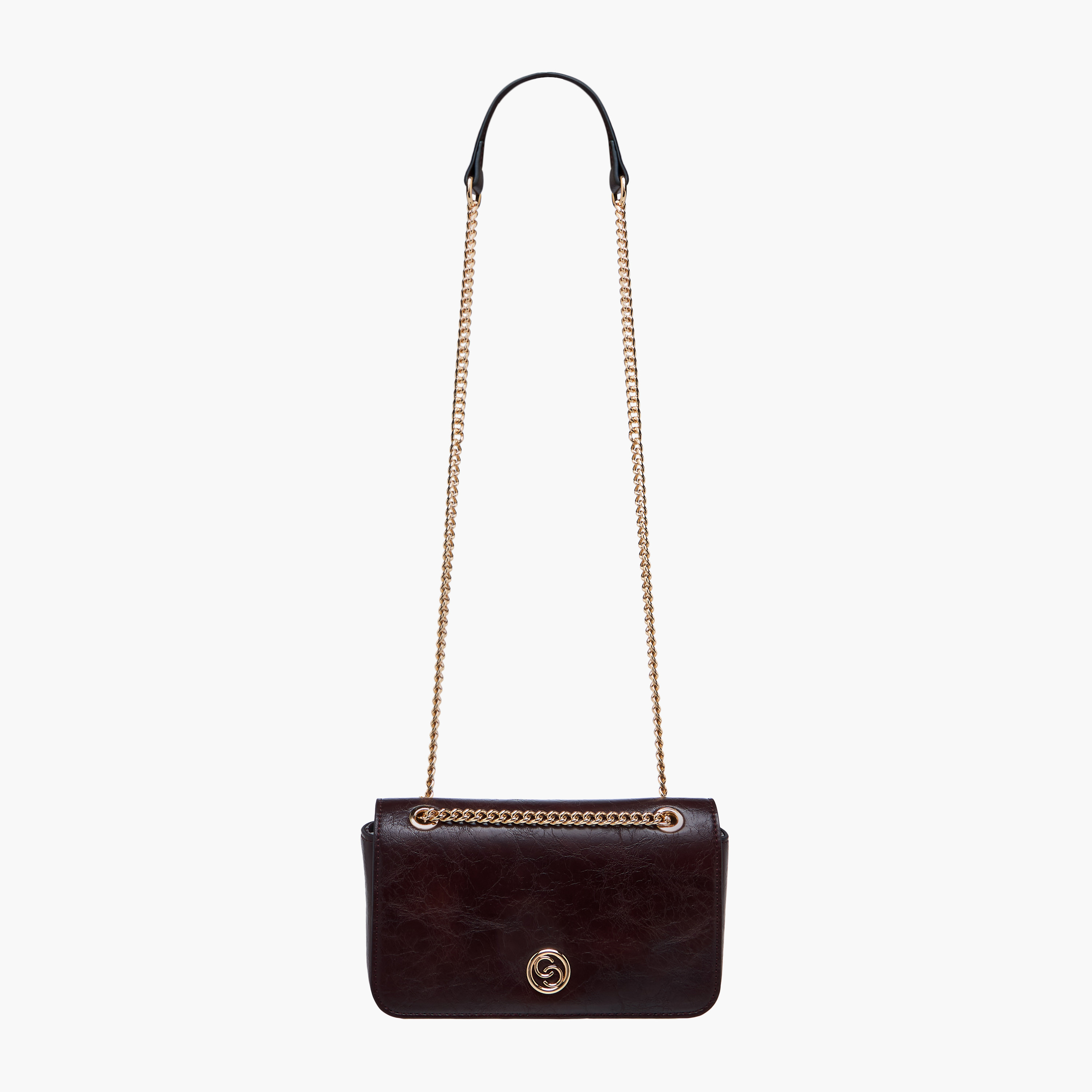 شنطة كروس بودي بارزة الملمس بحزام سلسلة من سيليست-women-bagsandwallets-handbags-image-3