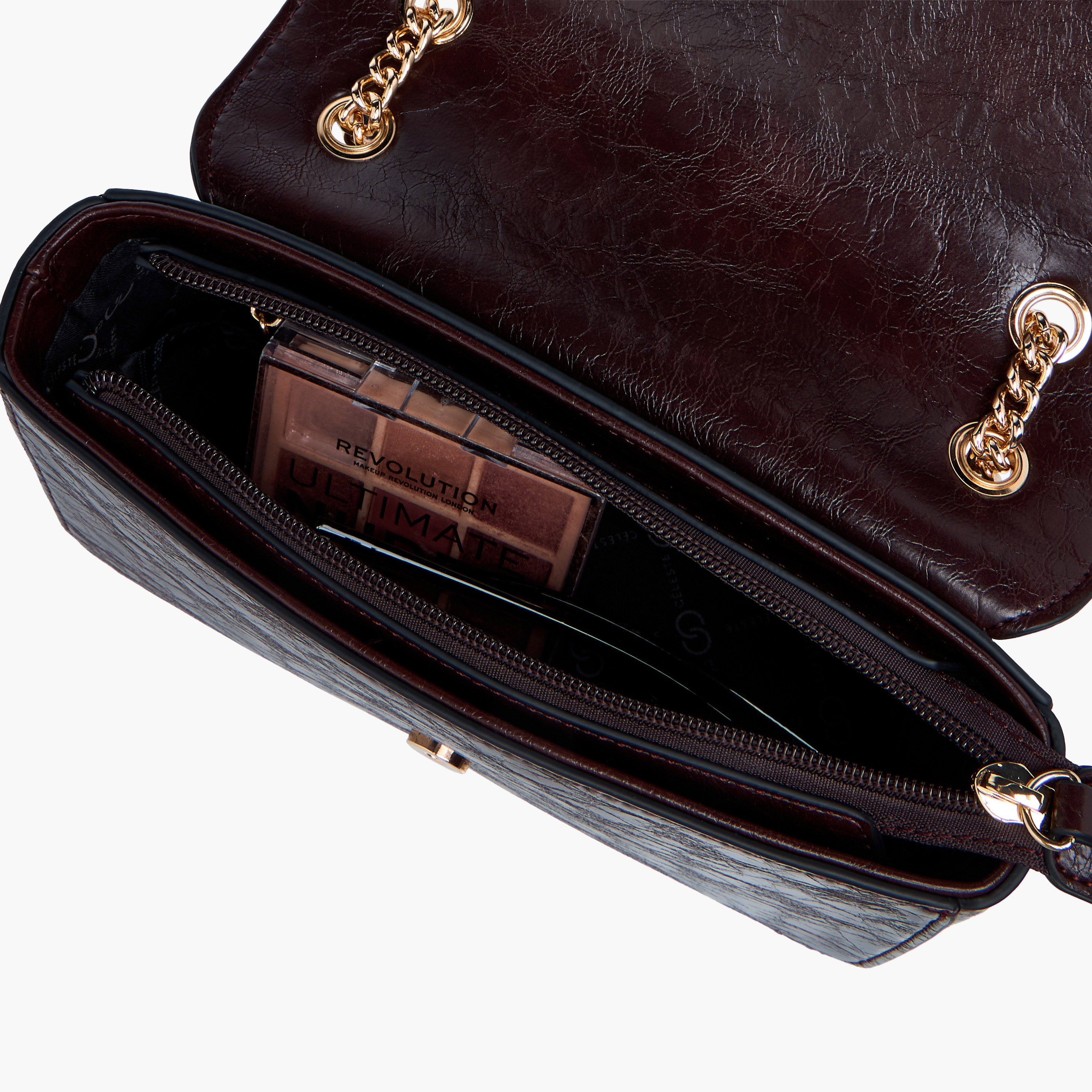 شنطة كروس بودي بارزة الملمس بحزام سلسلة من سيليست-women-bagsandwallets-handbags-image-8