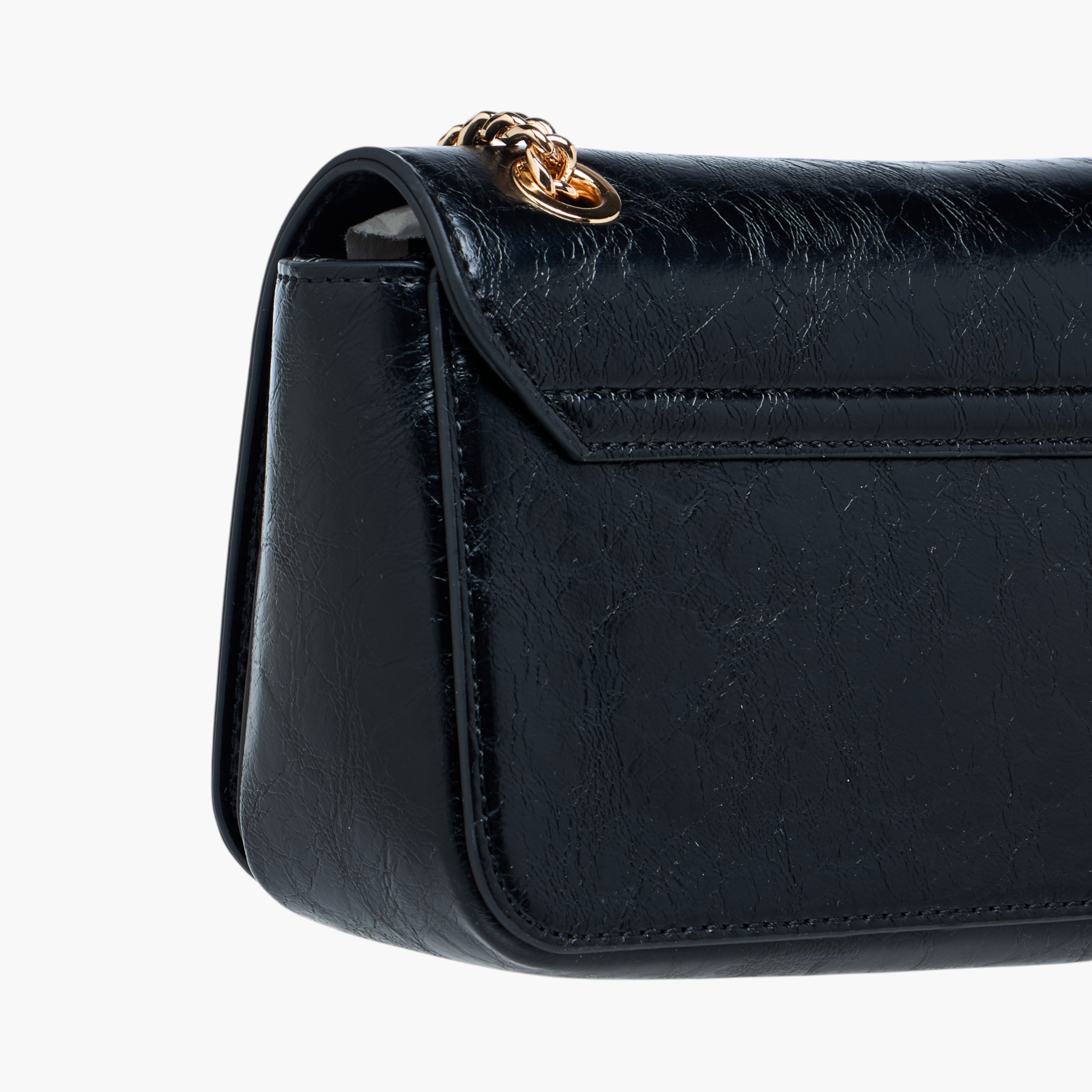 Celeste Textured Crossbody Bag with Chain Strap-women-bagsandwallets-handbags-image-5