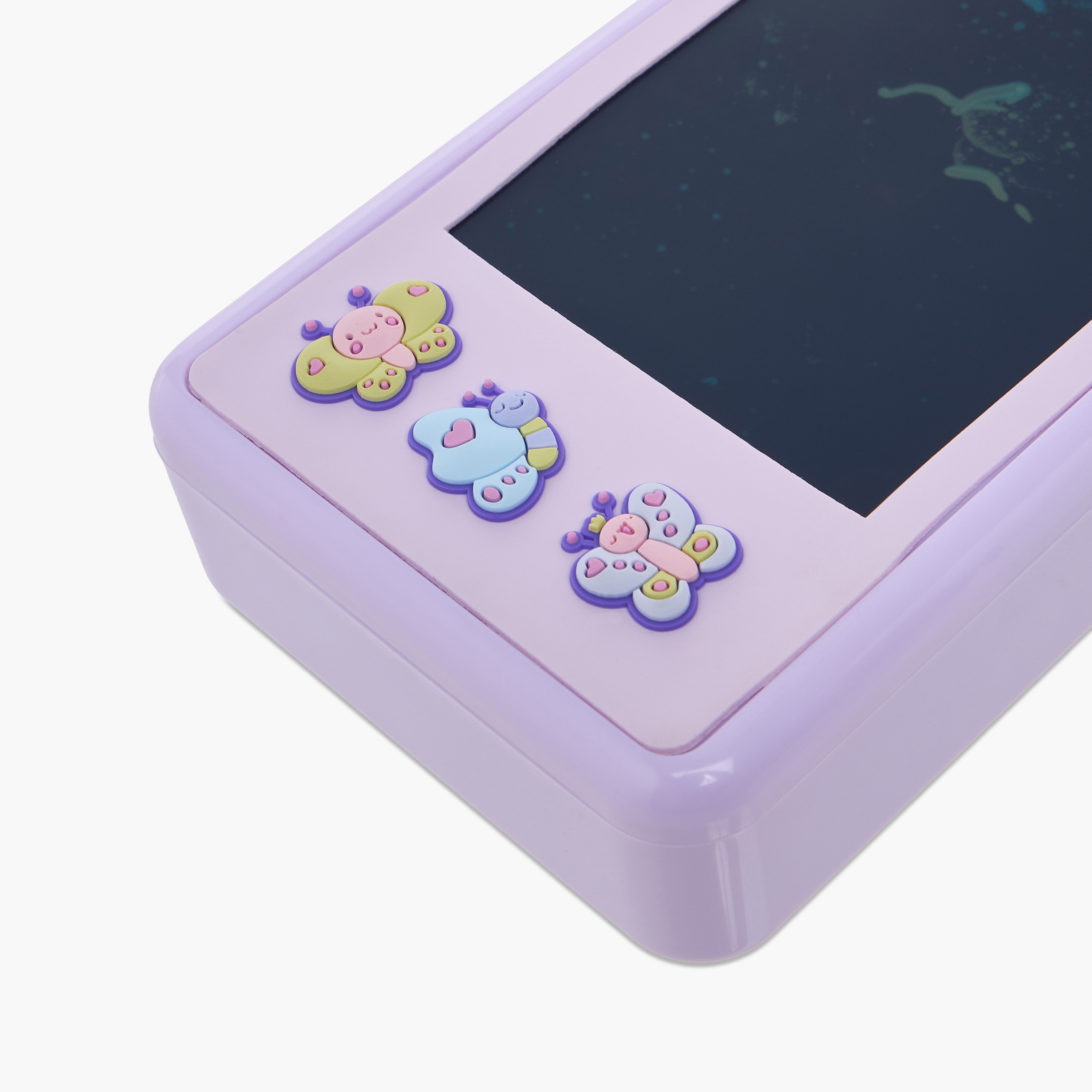 Butterfly Accent Pencil Box with LCD Draw Pad and Pen-school-stationery-pencilcases-image-3