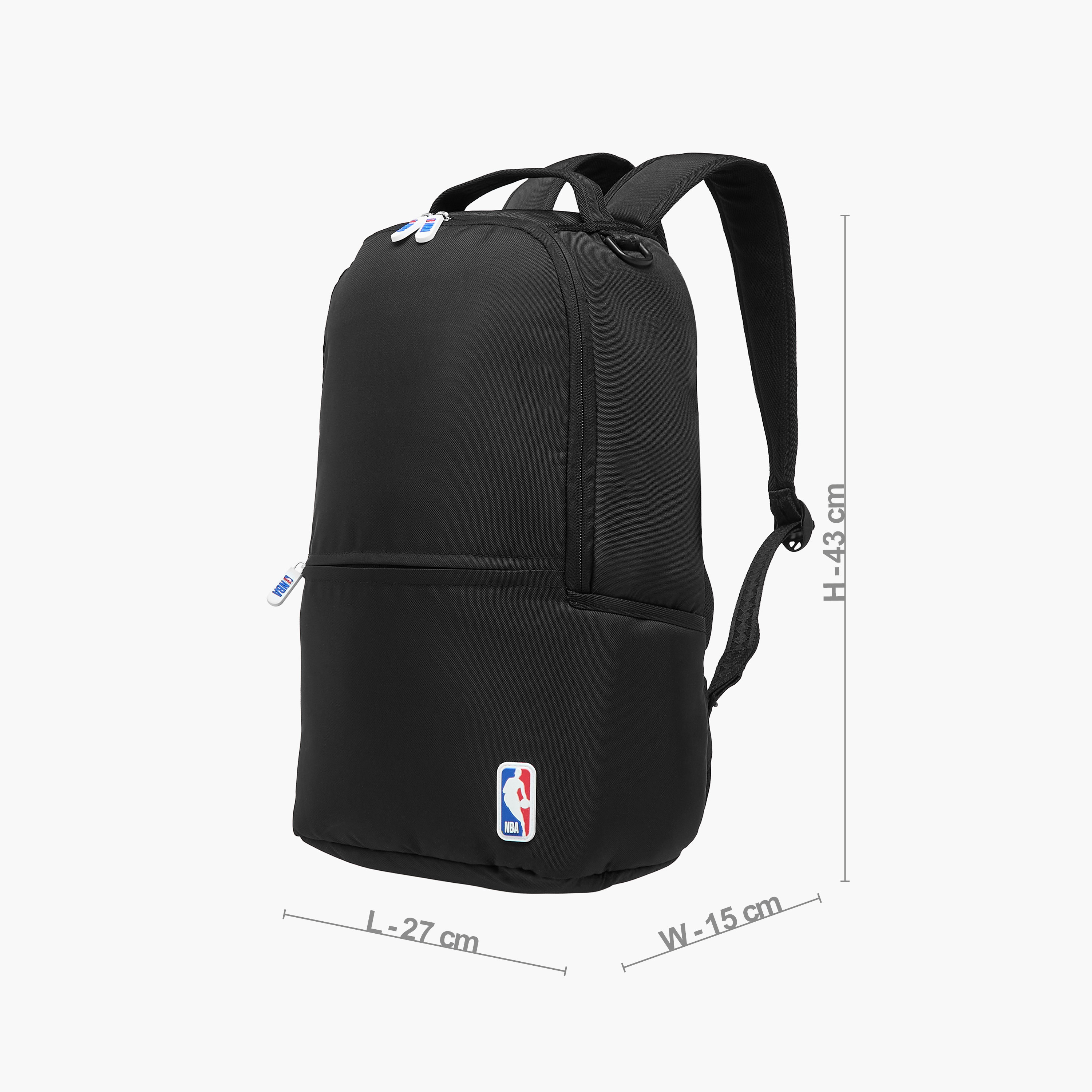 NBA Solid Backpack with Adjustable Straps and Zip Closure - 18 inches-school-bagsandbackpacks-backpacks-image-4