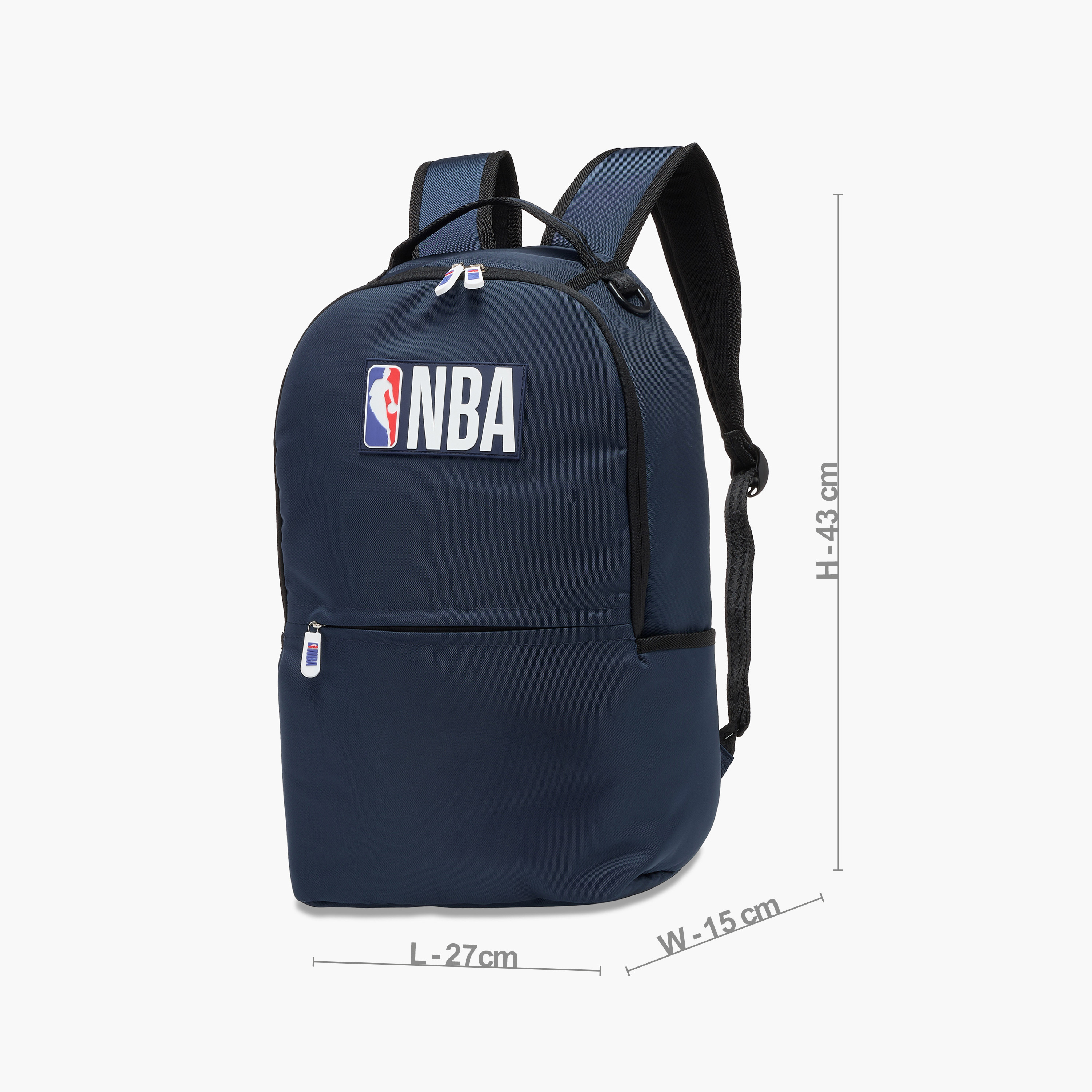 NBA Solid Backpack with Adjustable Shoulder Straps - 18 inches-school-bagsandbackpacks-backpacks-image-4