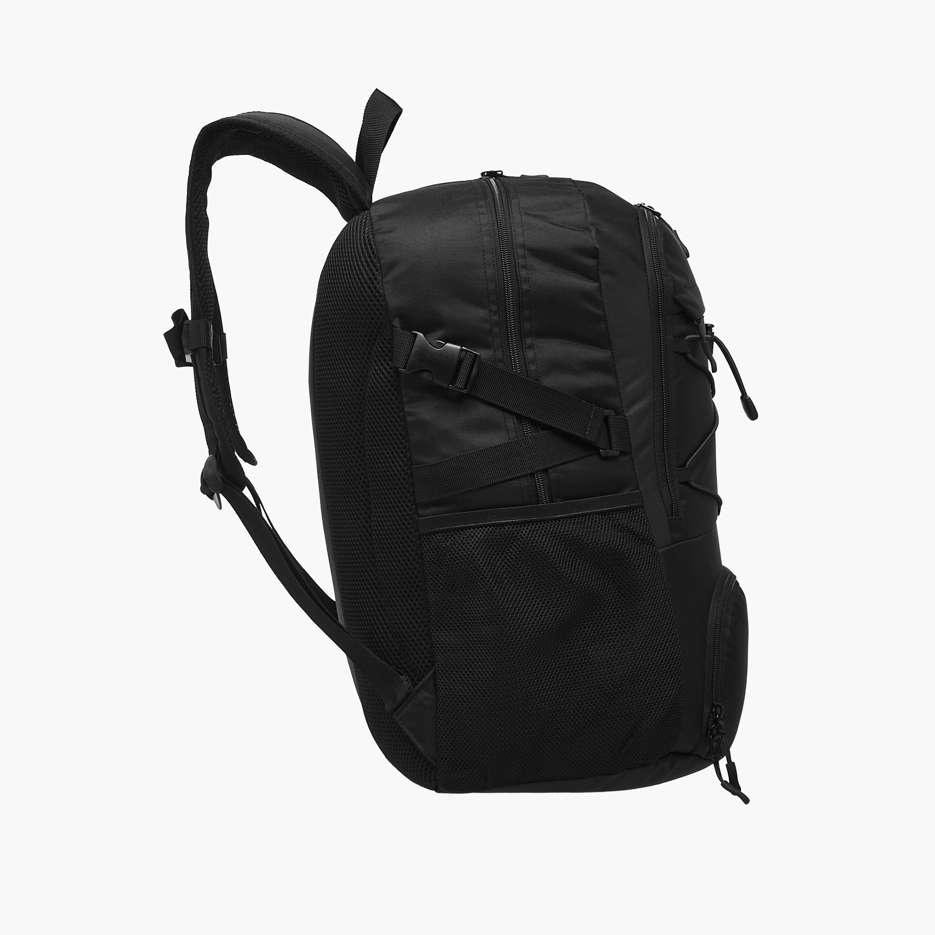 NBA Logo Print Backpack with Adjustable Straps and Zip Closure - 18 inches-school-bagsandbackpacks-backpacks-image-5