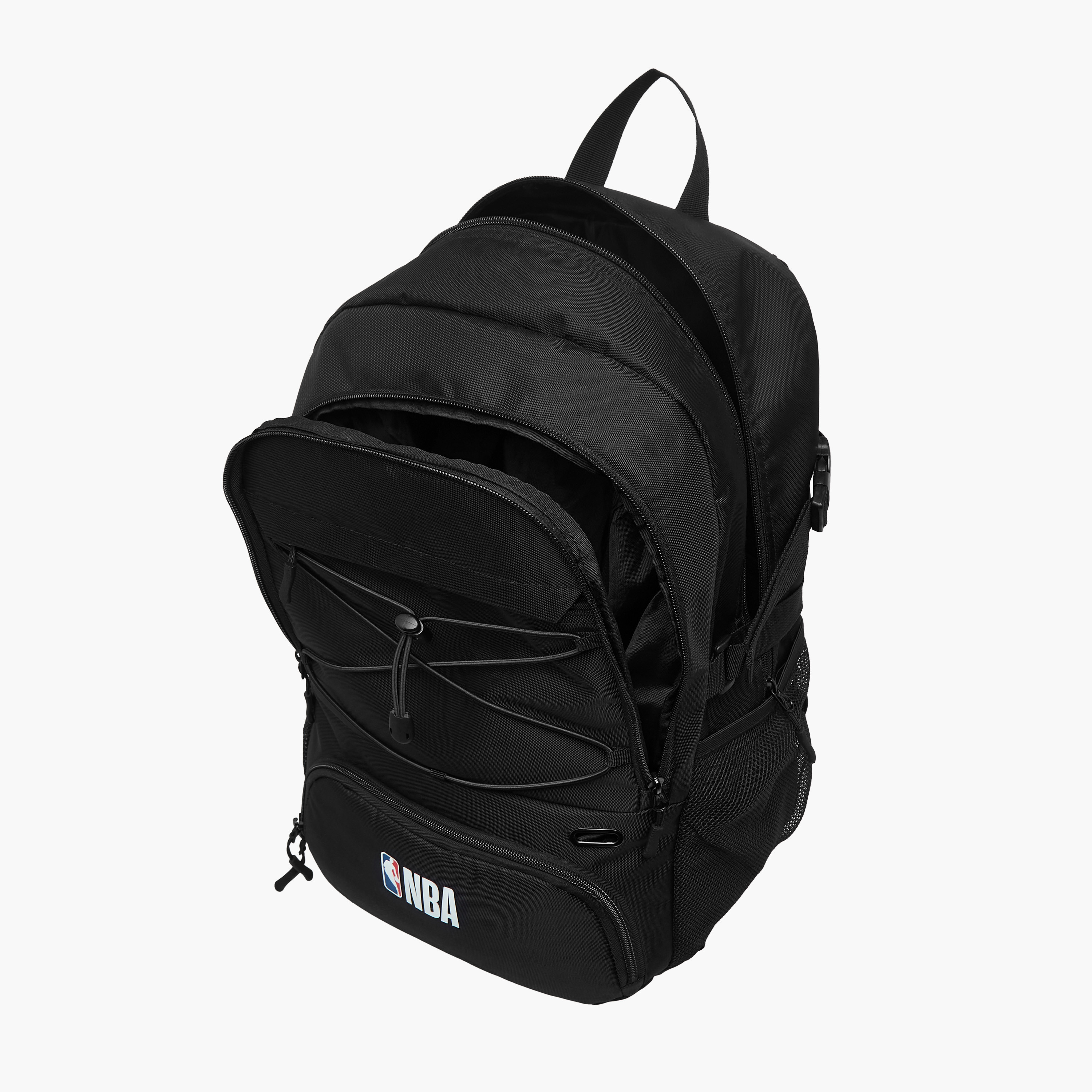 NBA Logo Print Backpack with Adjustable Straps and Zip Closure - 18 inches-school-bagsandbackpacks-backpacks-image-9
