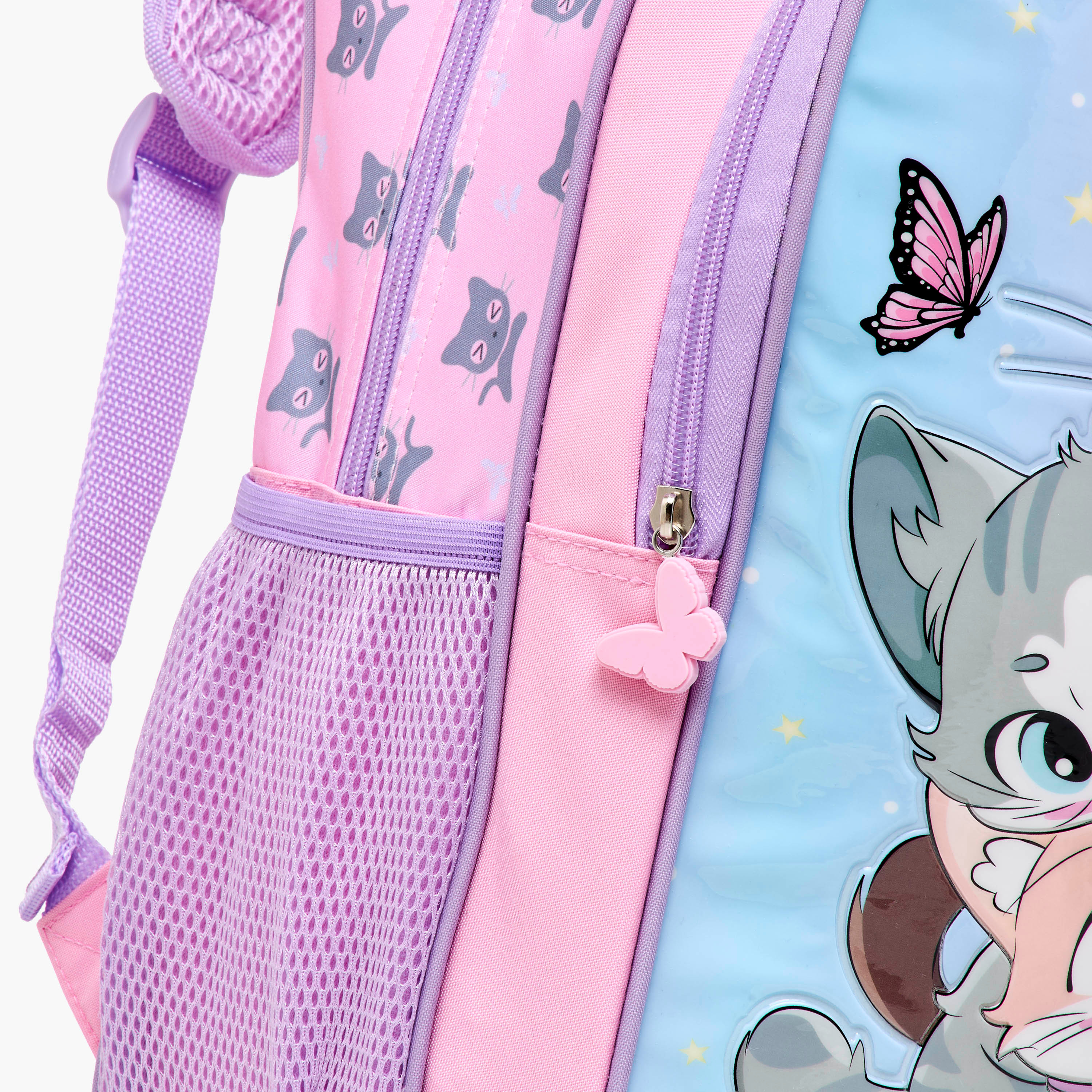 Juniors 3-Piece Cat Print Backpack Set - 16 inches-school-bagsandbackpacks-backpacks-image-7