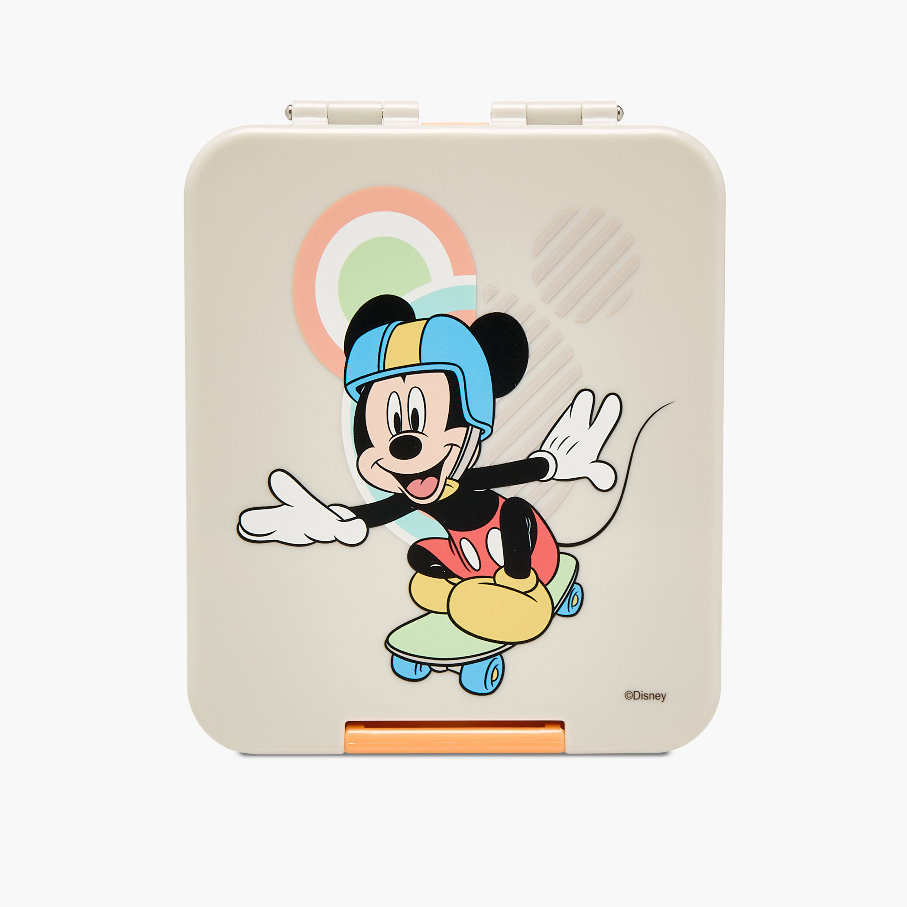 Disney Mickey Mouse Print Lunch Box with Clip Lock Closure-school-lunchessentials-lunchboxes-image-3
