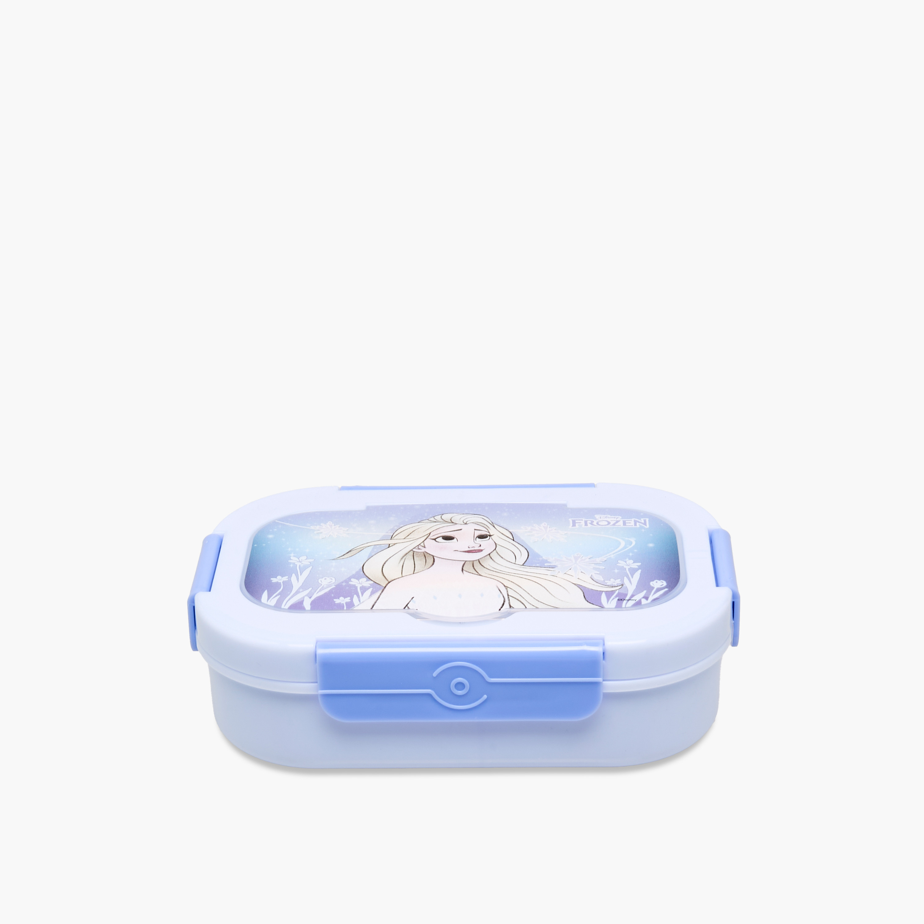 Disney Frozen Print Lunch Box with Clip Lock Closure-school-lunchessentials-lunchboxes-image-1