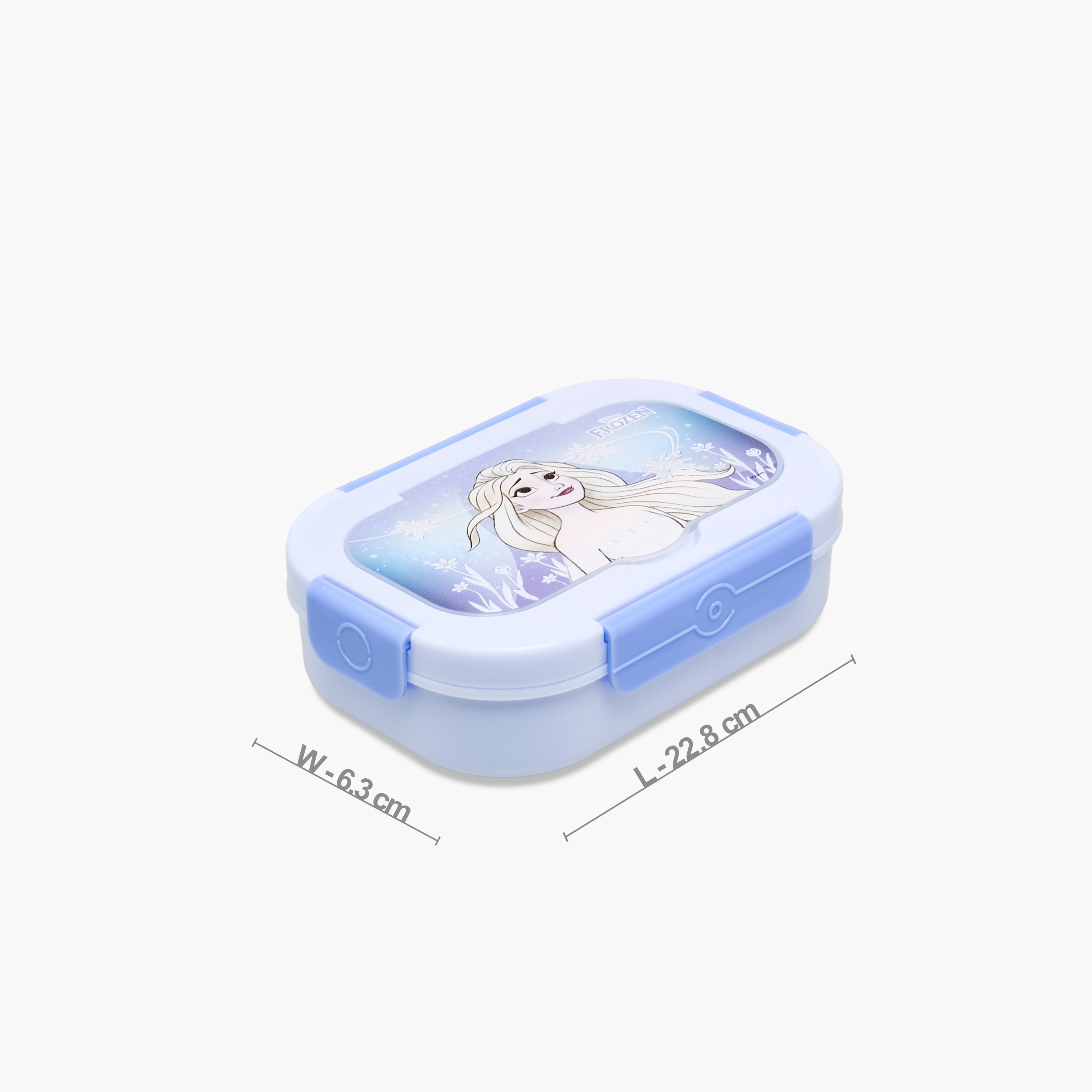 Disney Frozen Print Lunch Box with Clip Lock Closure-school-lunchessentials-lunchboxes-image-2