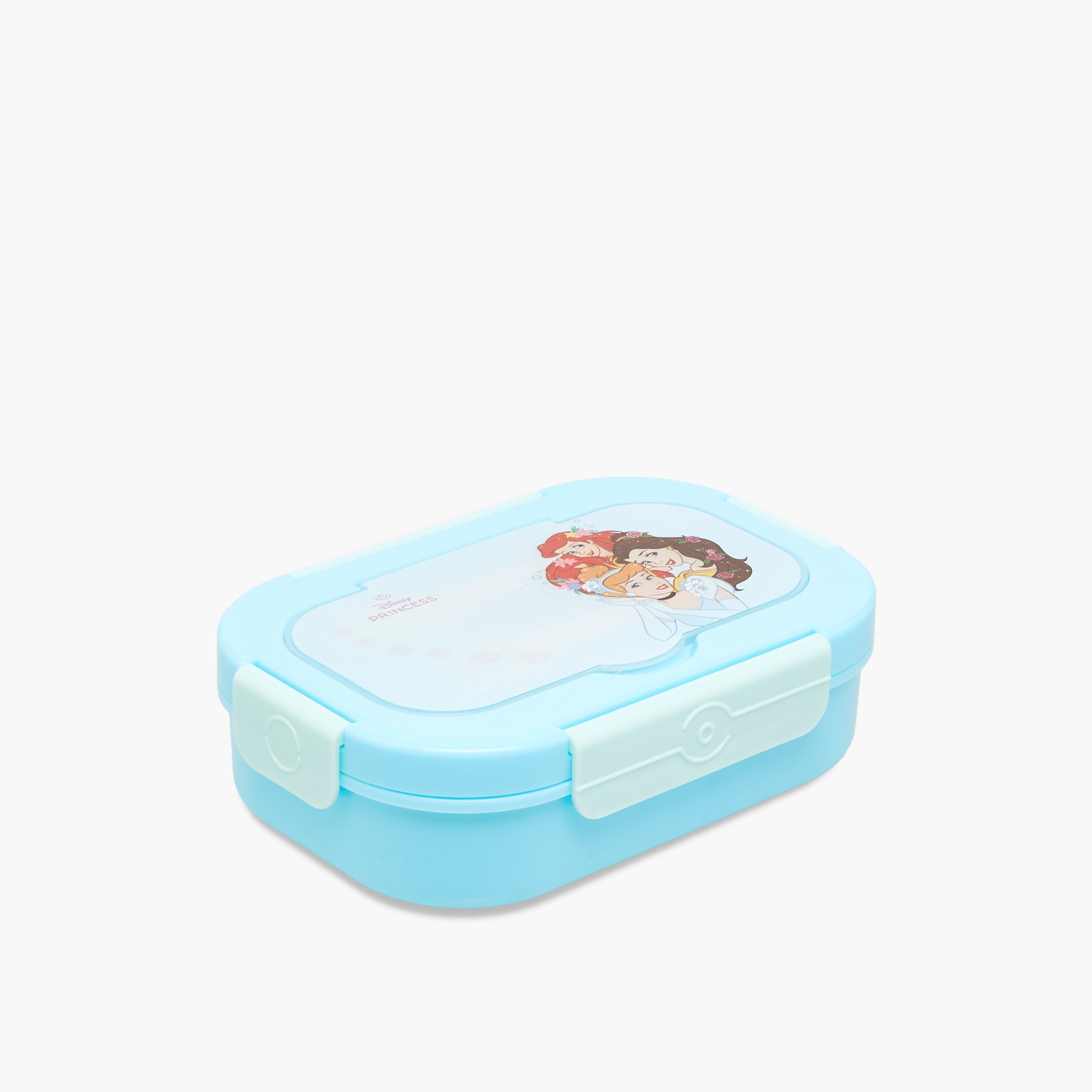 Disney Princess Print Lunch Box with Clip Lock Closure-school-lunchessentials-lunchboxes-image-6