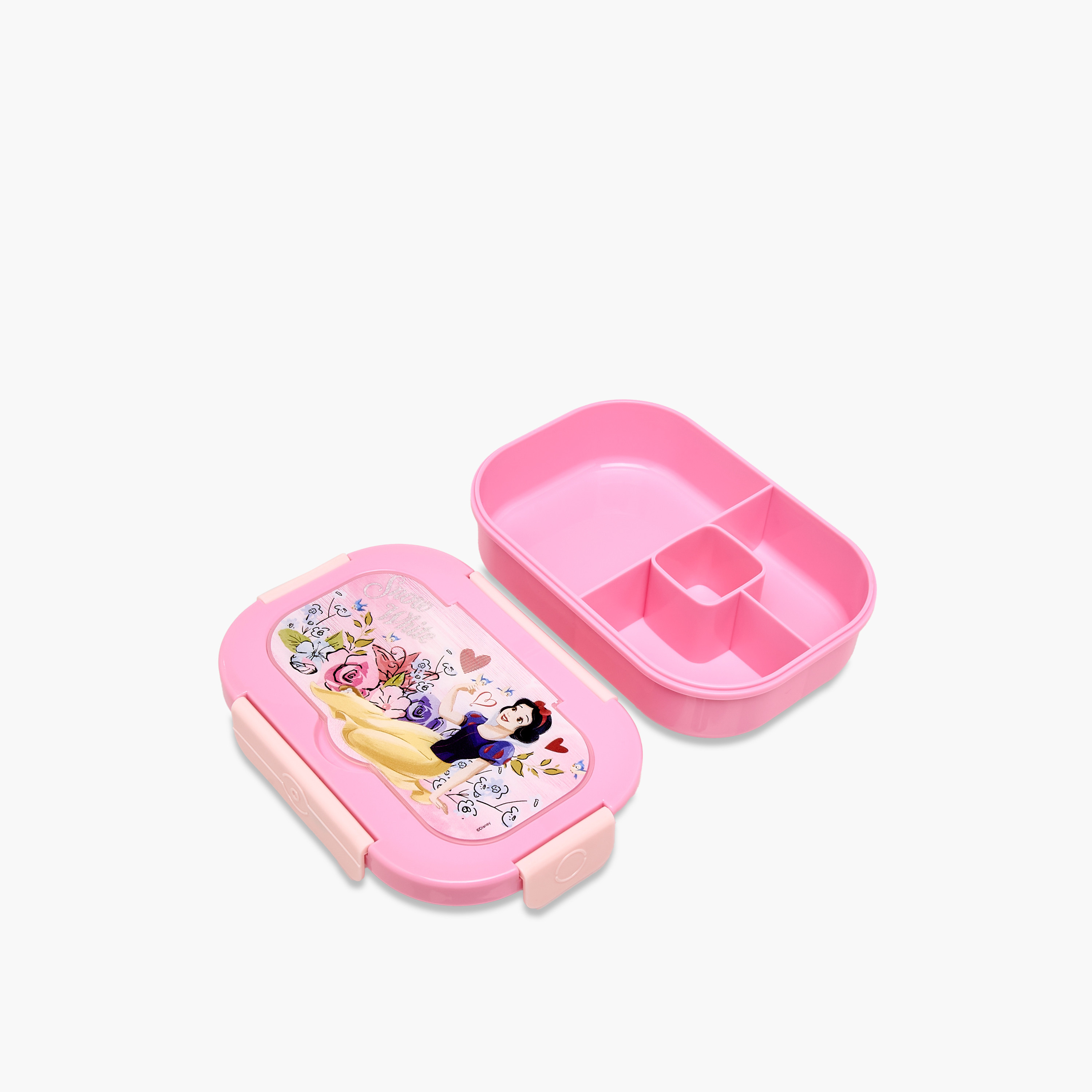 صندوق غداء بطبعات الأميرات بغطاء بقفل بمشبك من ديزني-school-lunchessentials-lunchboxes-image-5